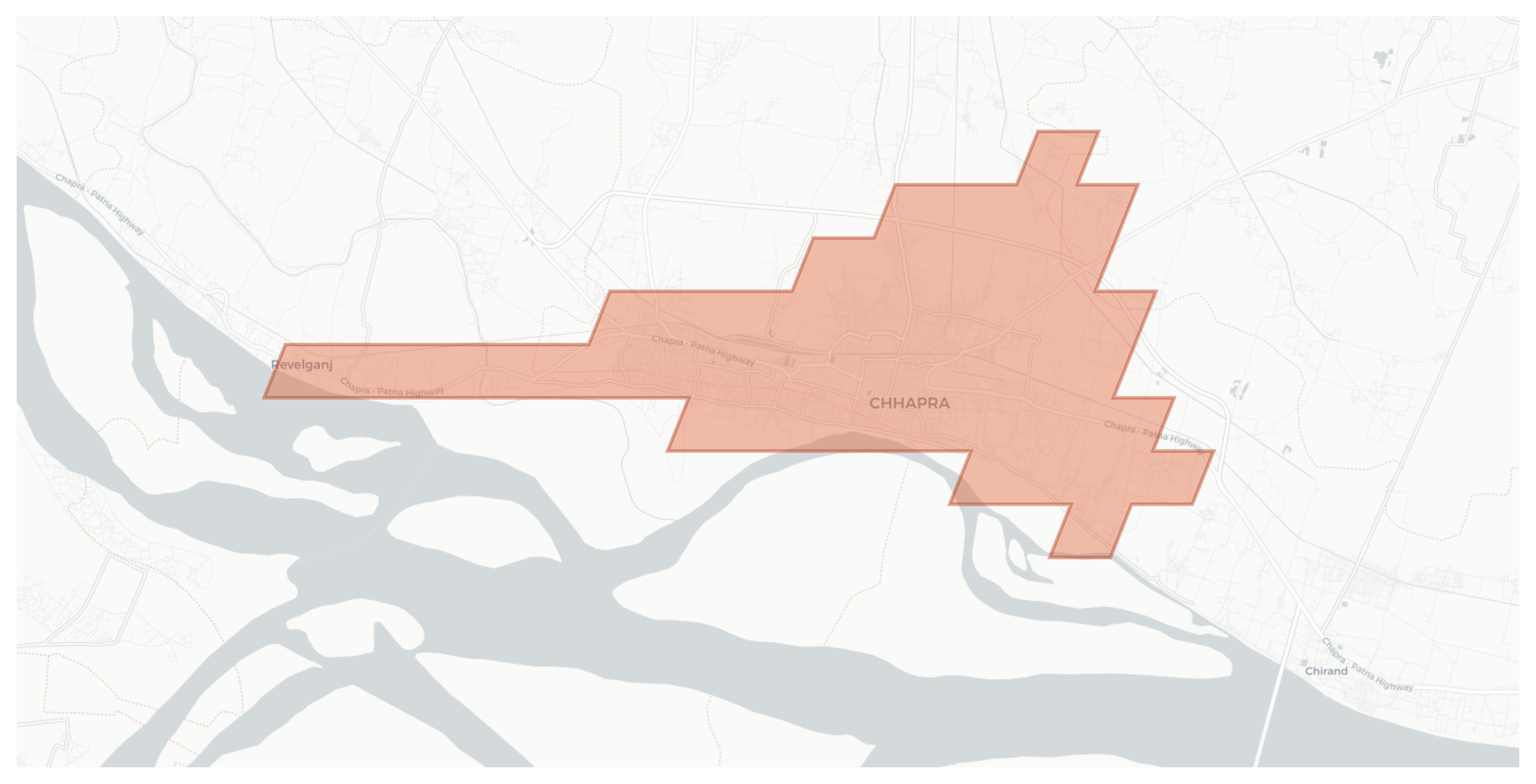 Chhapra geographic map