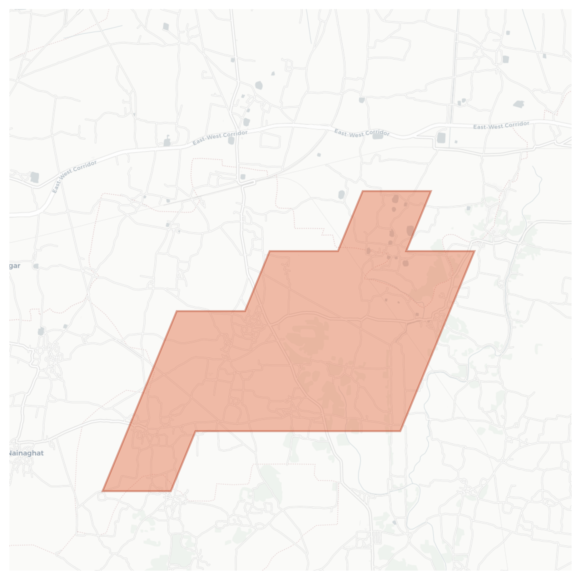 Dahura geographic map