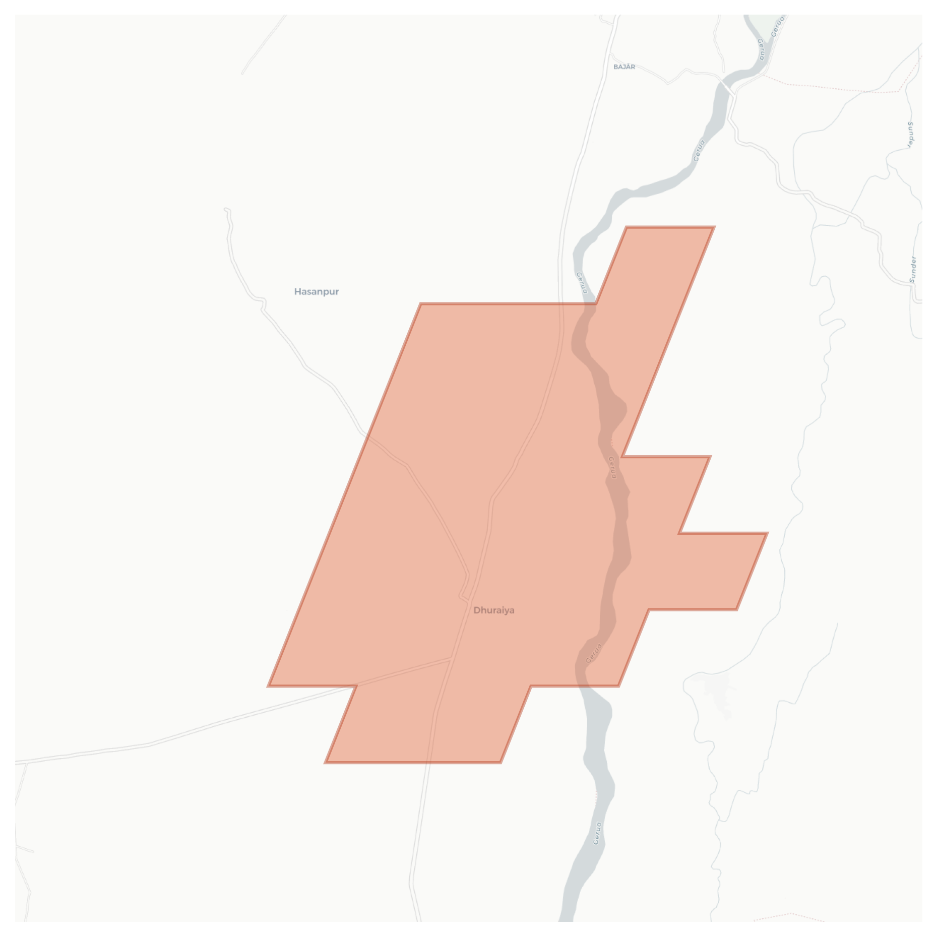 Dhuraia geographic map