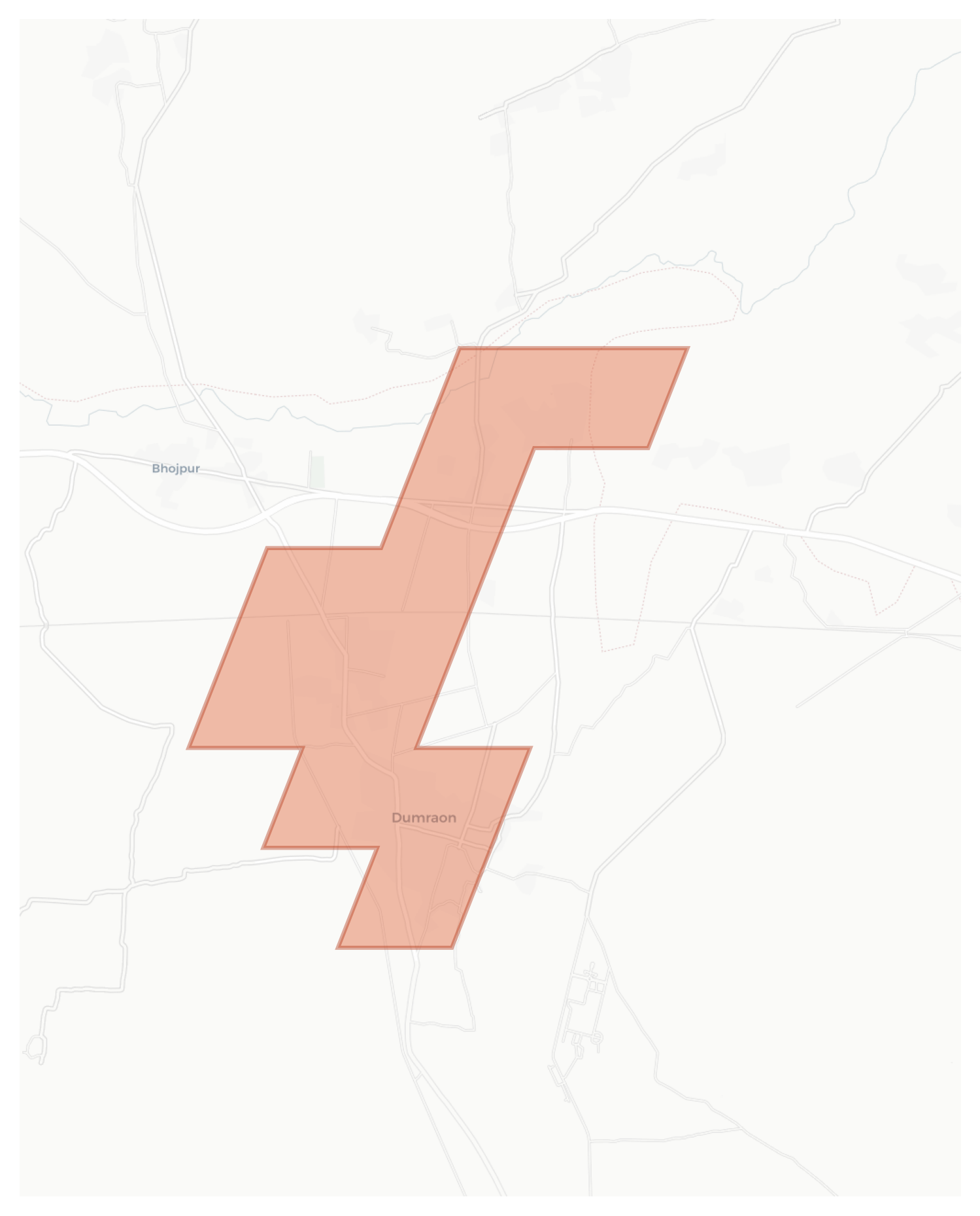 Dumraon geographic map