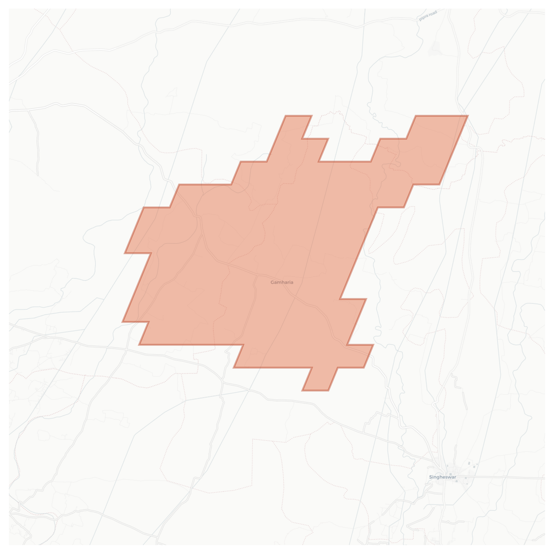 Gamharia geographic map