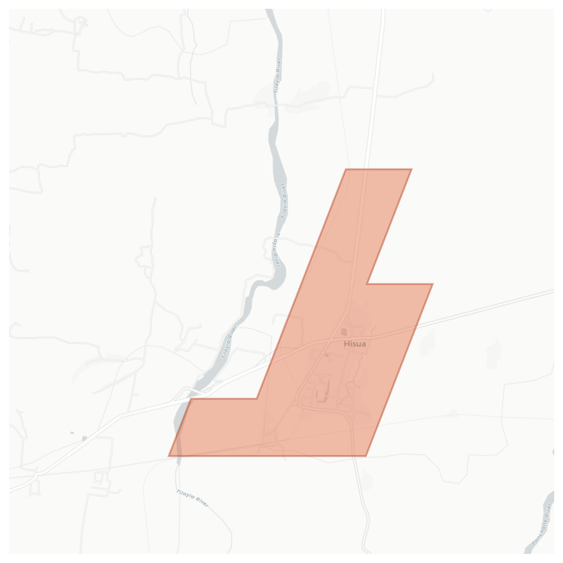 Hisua geographic map