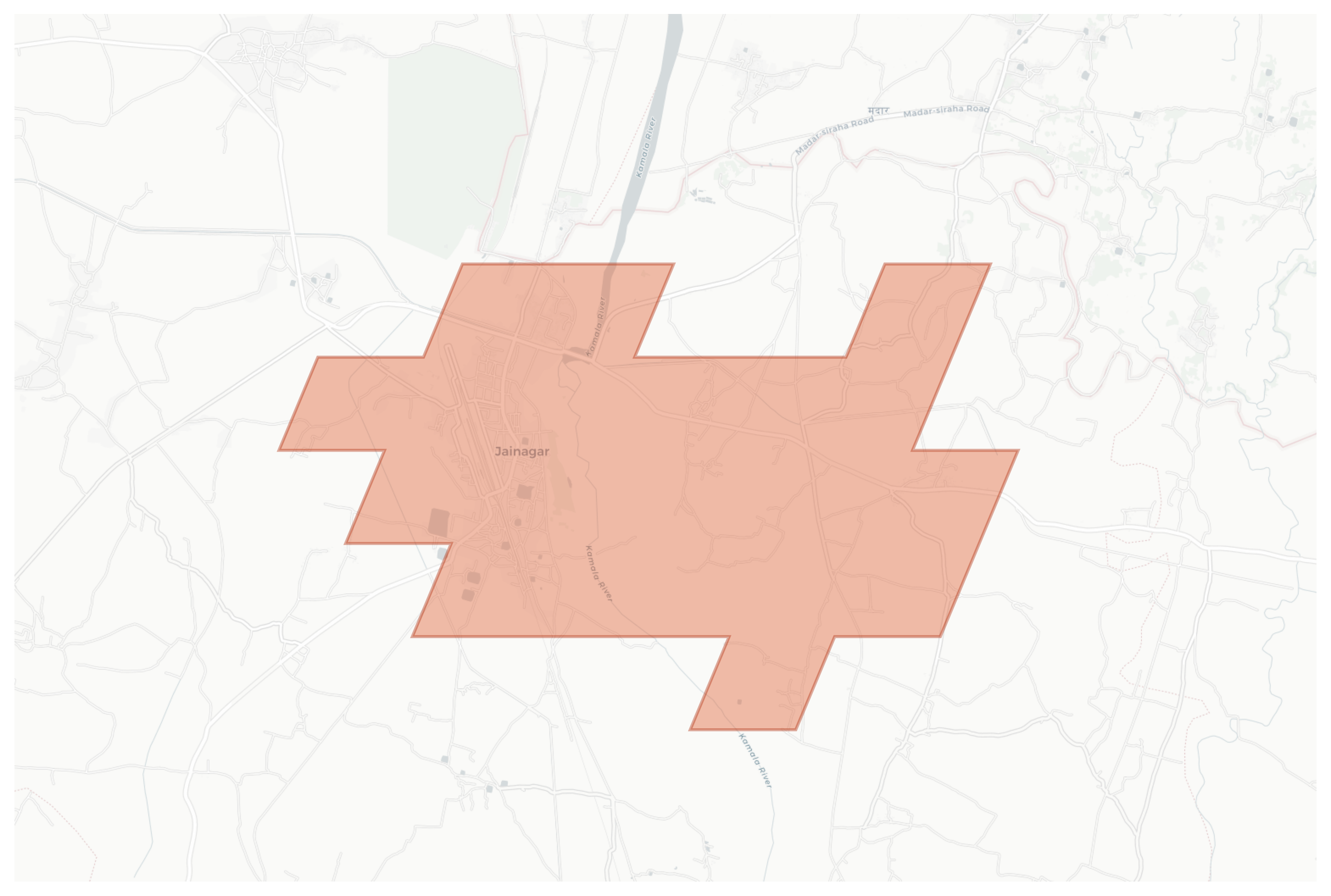 Jainagar geographic map