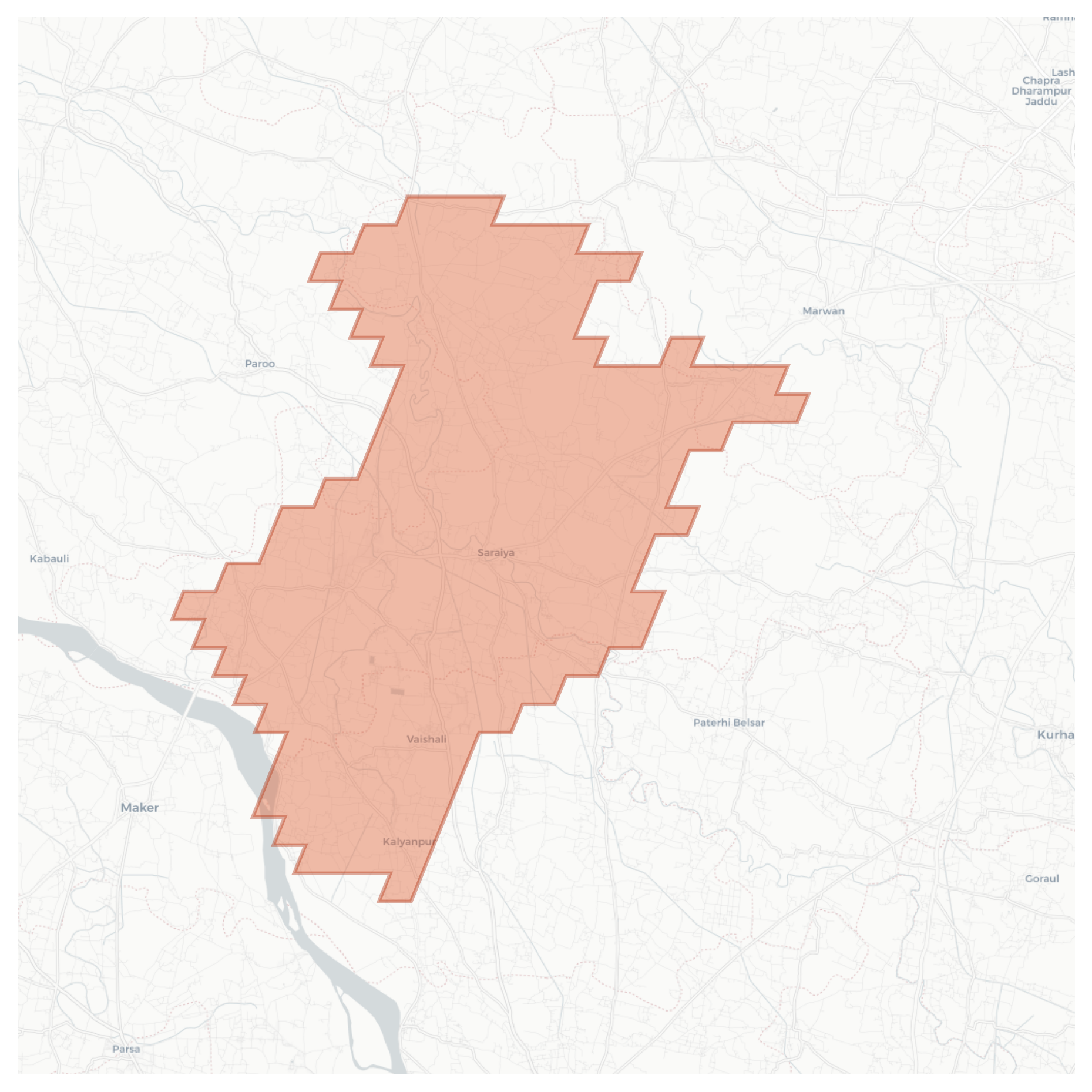 Kalyanpur geographic map