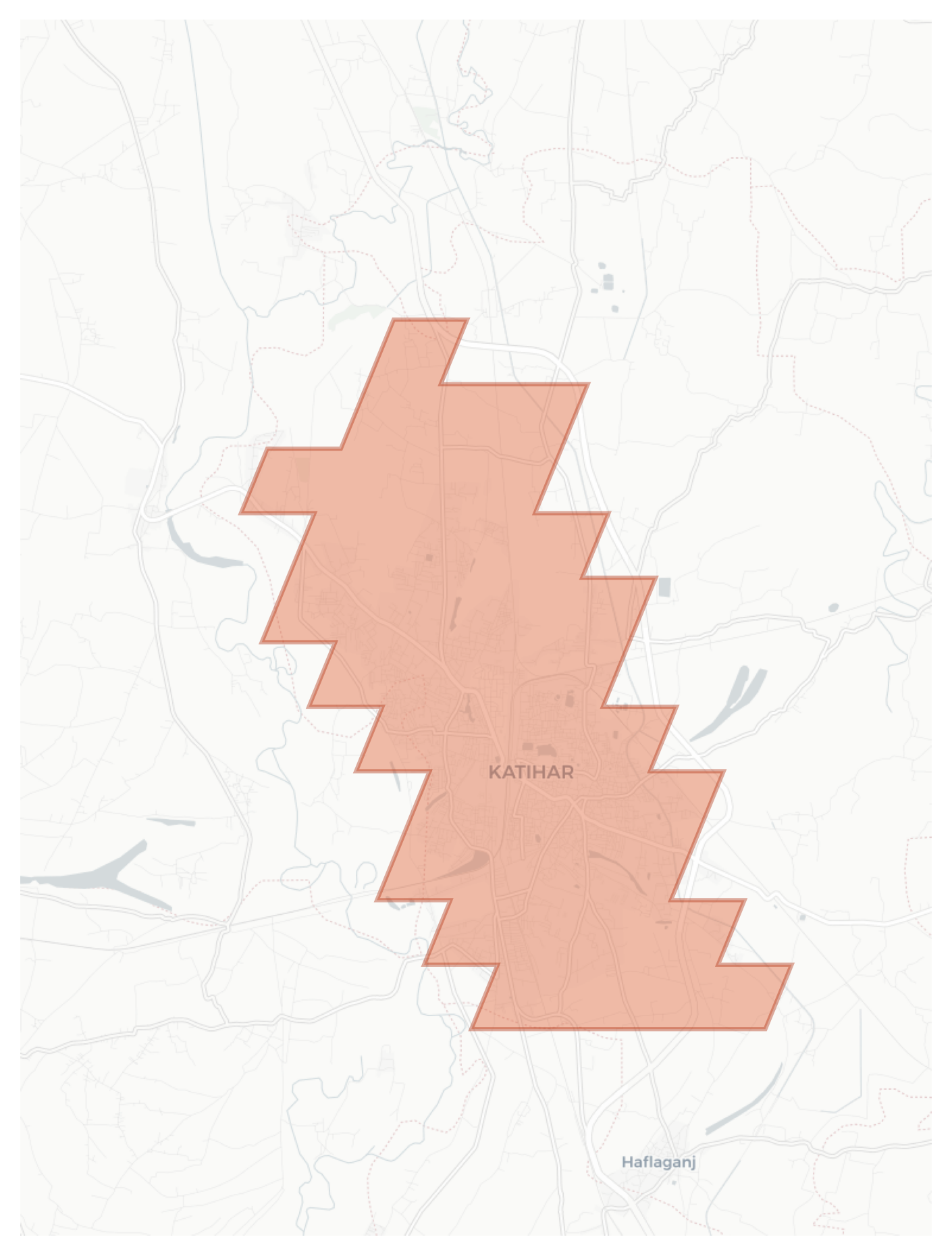 Katihar geographic map