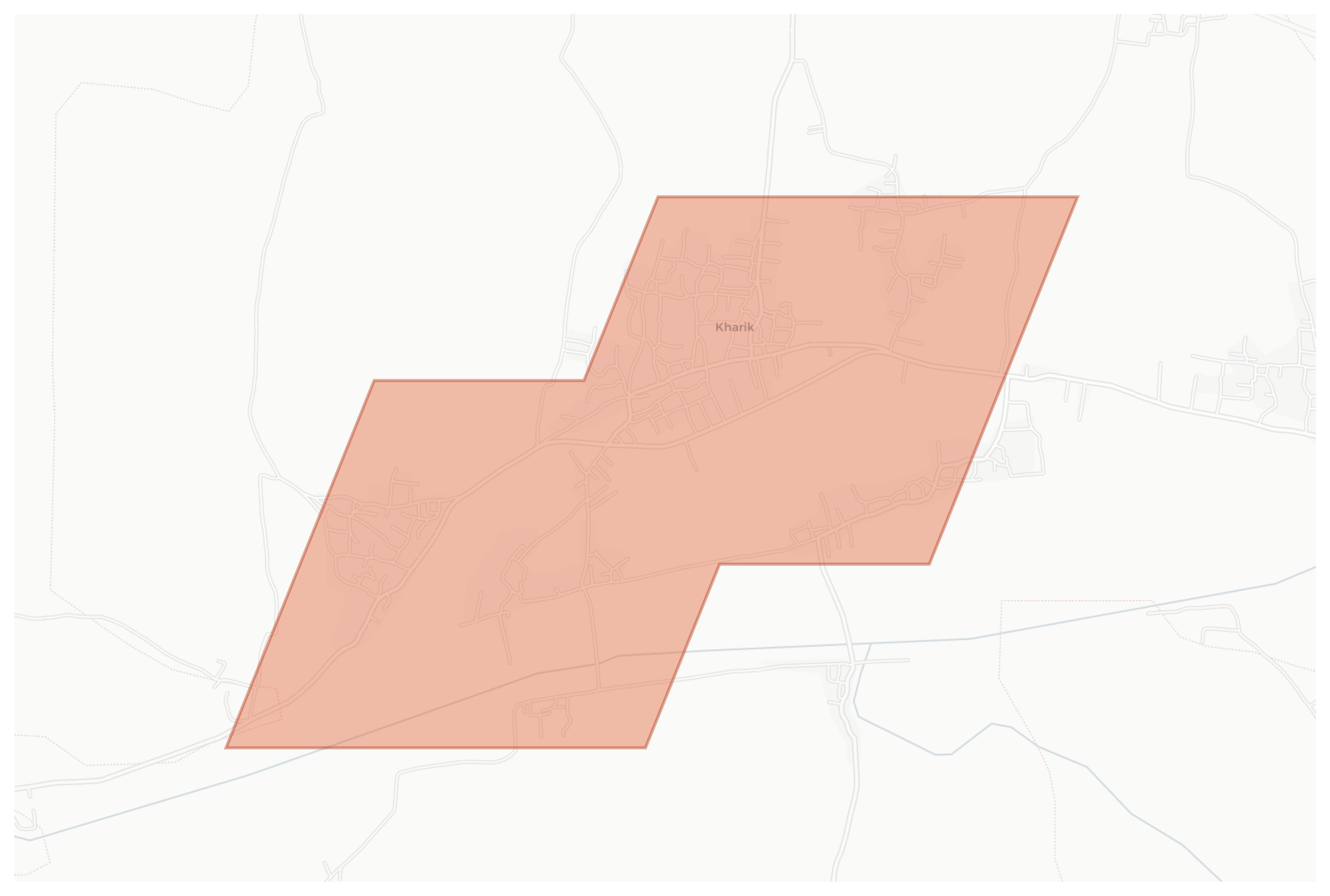 Kharik geographic map