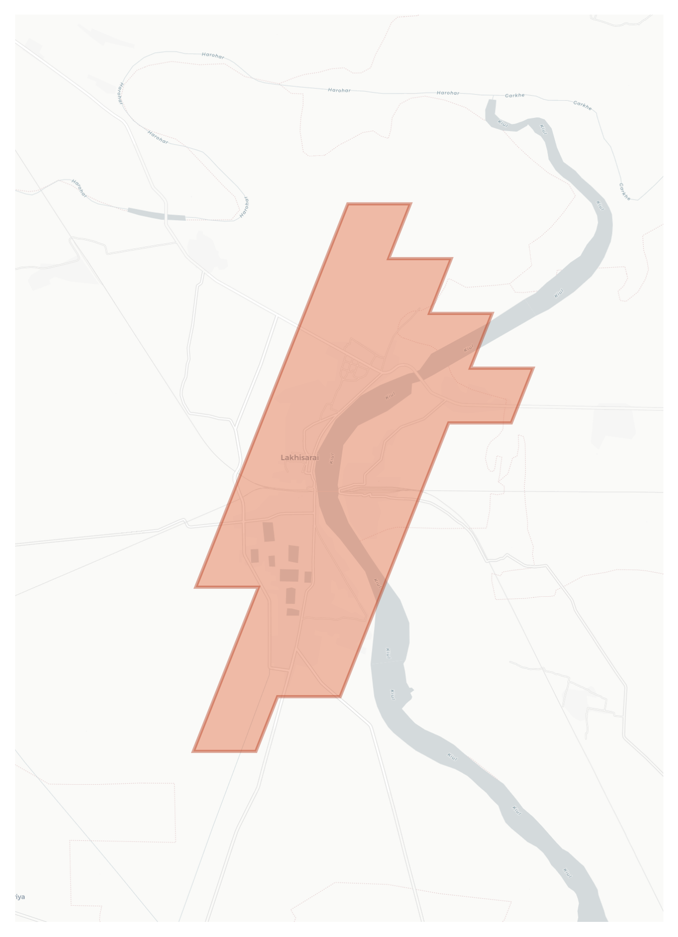 Lakhisarai geographic map