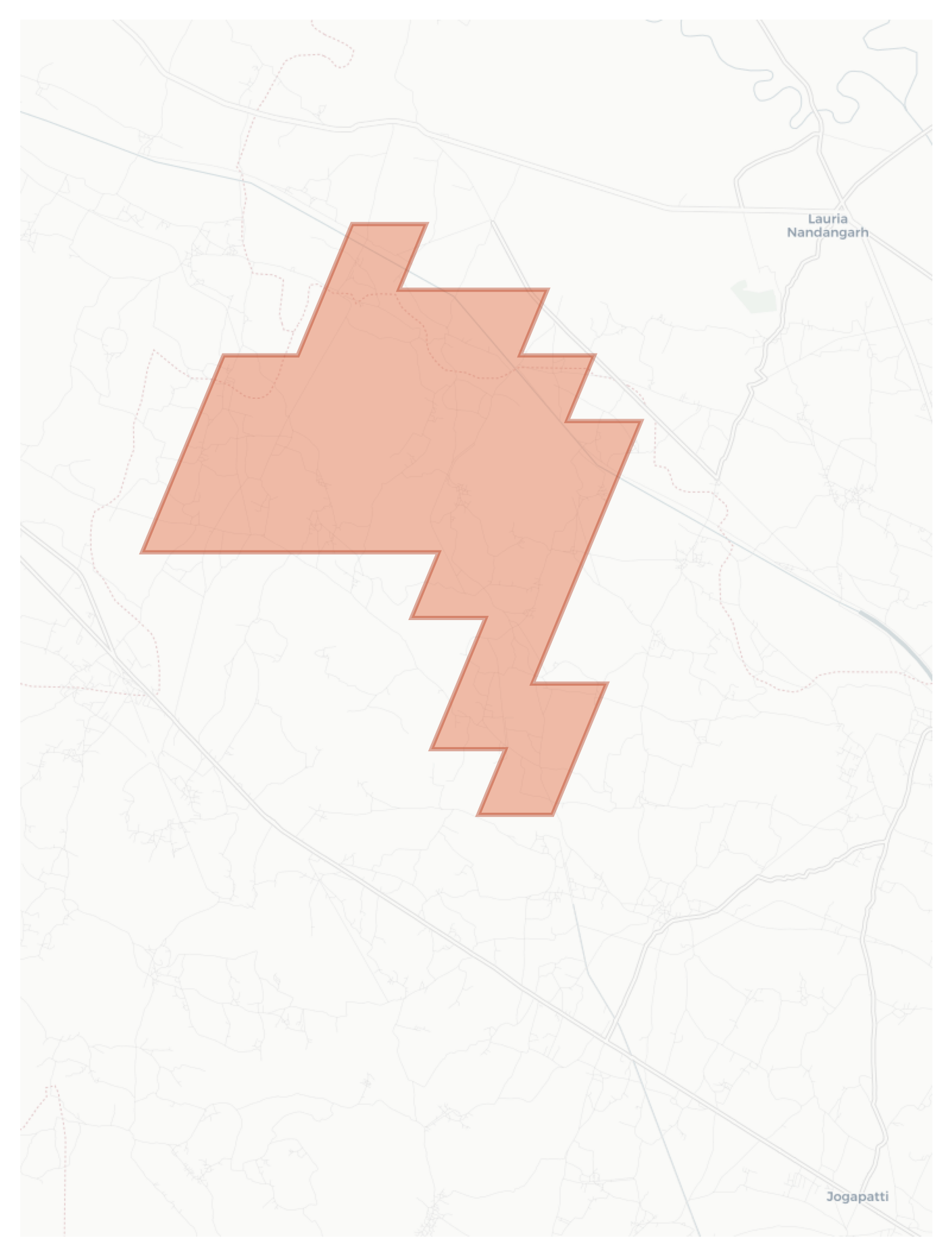 Lauiyah Nandangarh geographic map