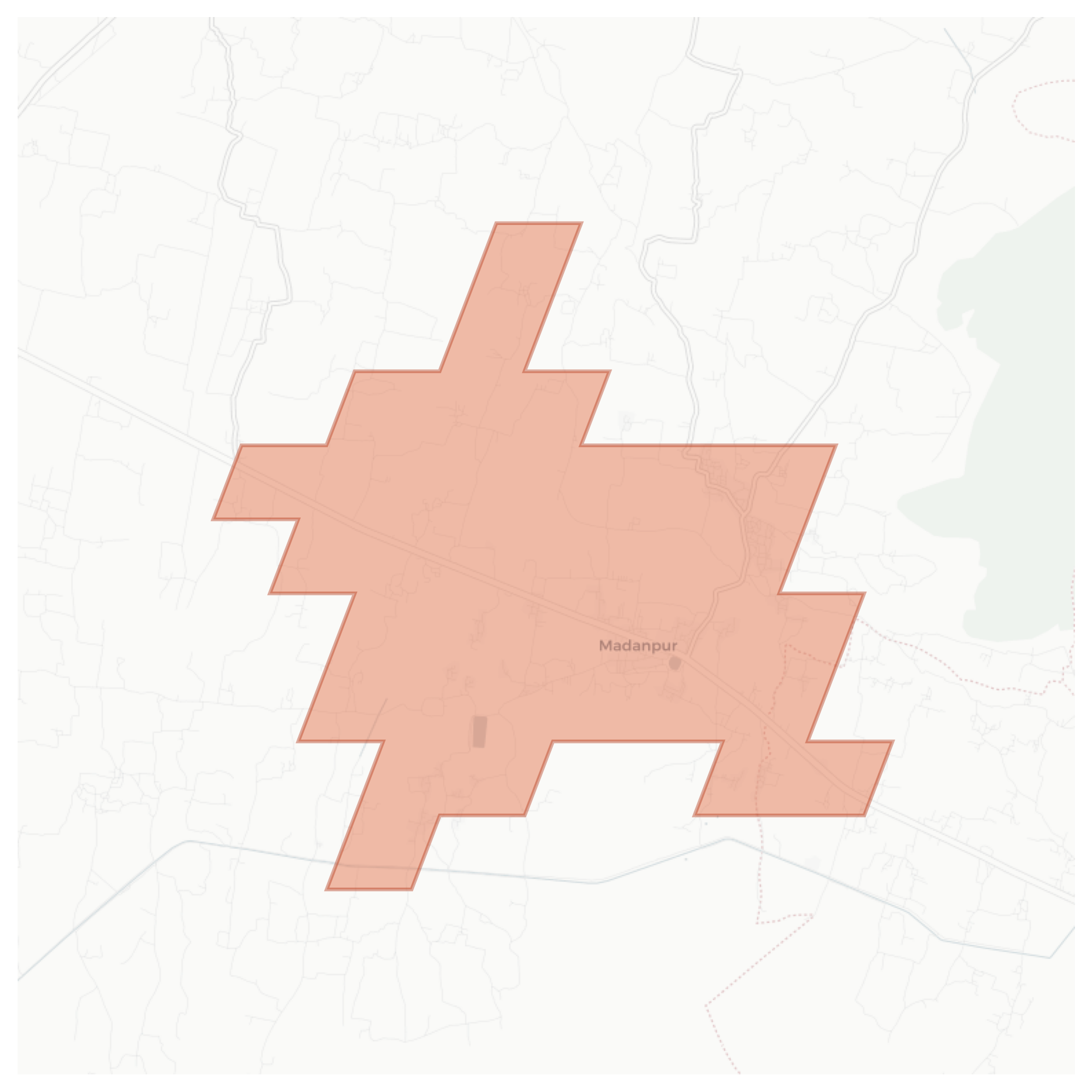 Madanpur geographic map