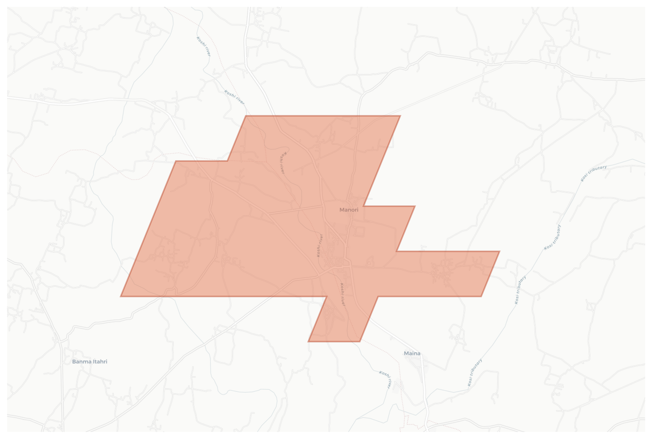Manori geographic map