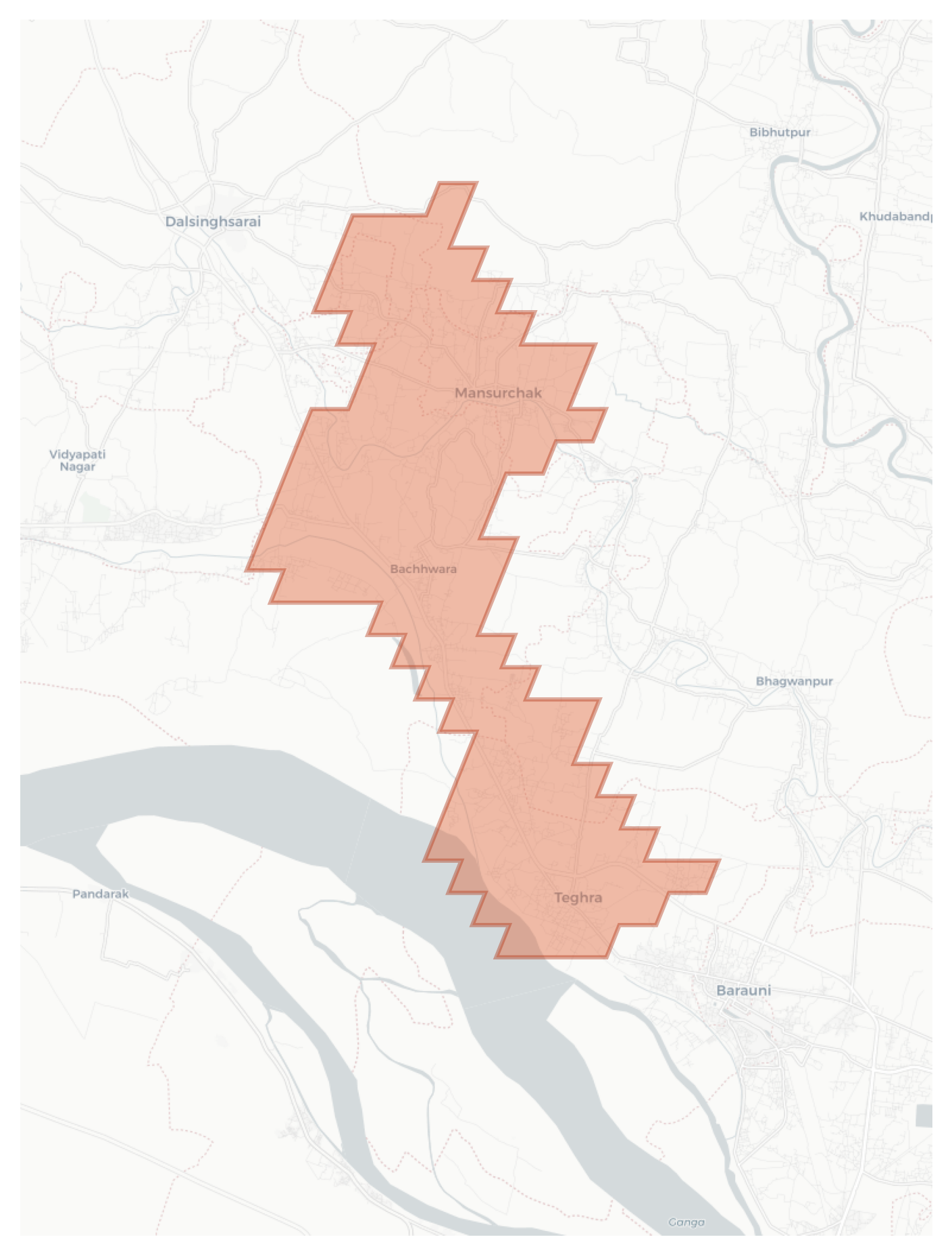 Mansurchak geographic map