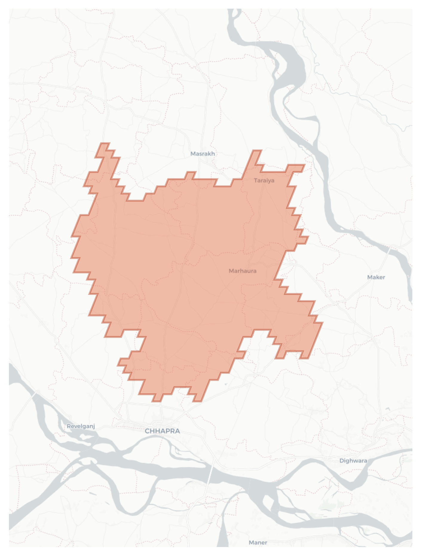 Marhaura geographic map