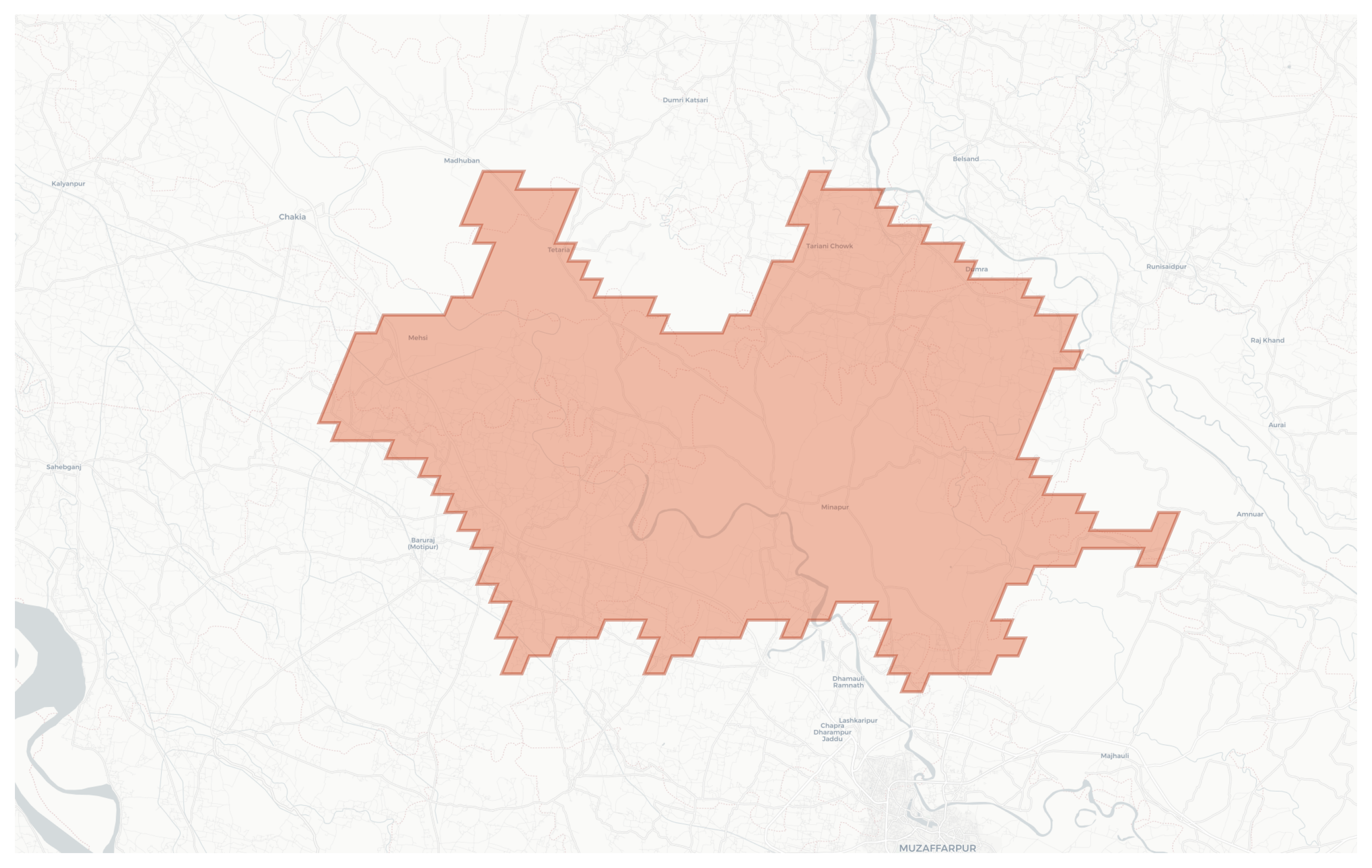 Mehsi geographic map
