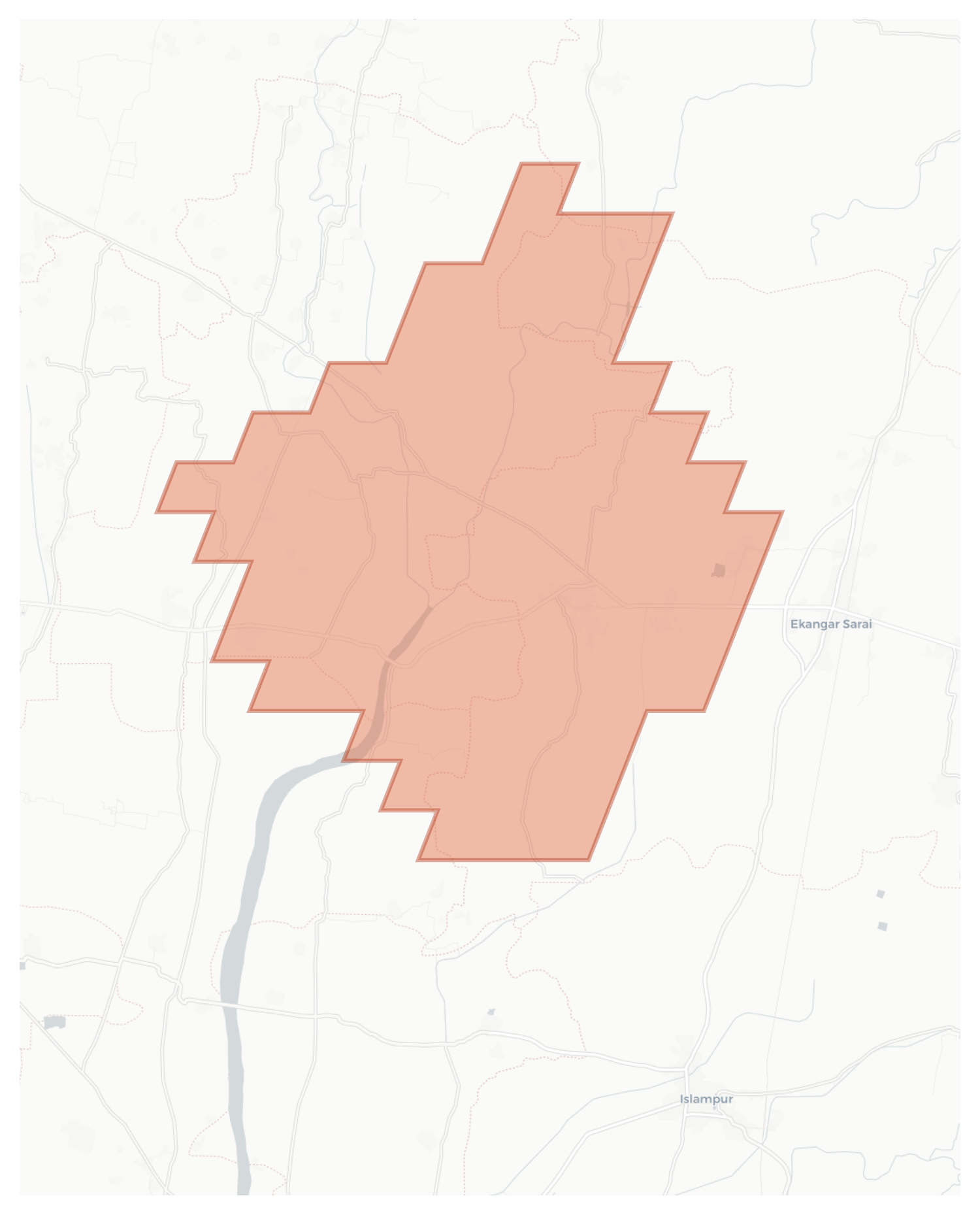 Modanganj geographic map