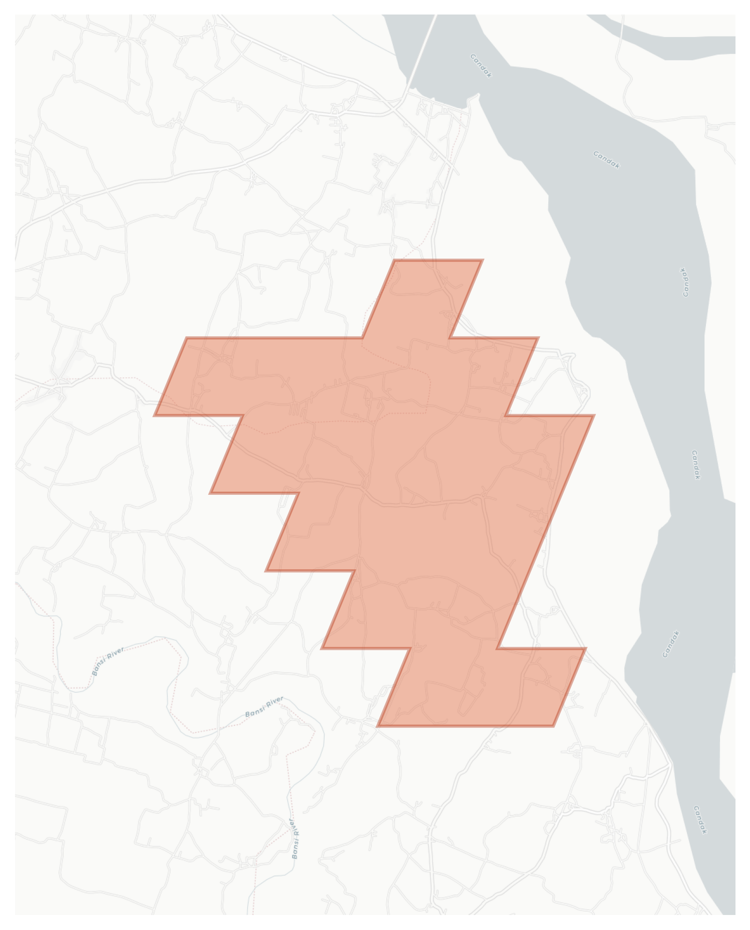 Moradih geographic map