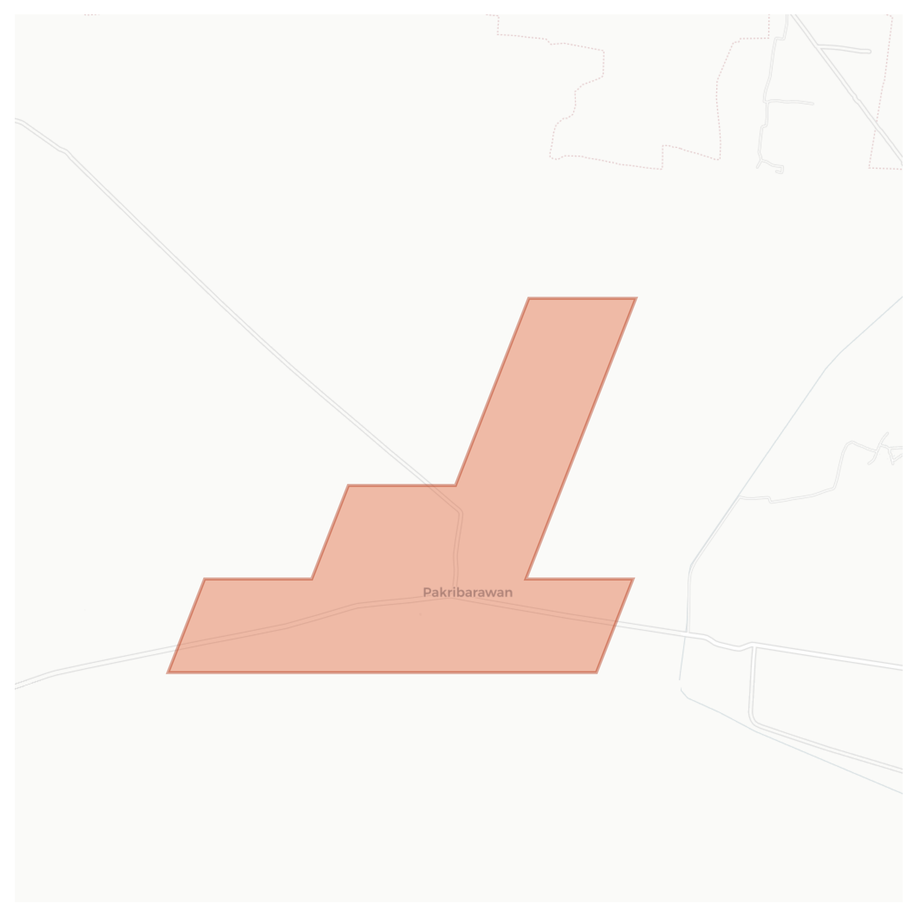 Pakribarawan geographic map