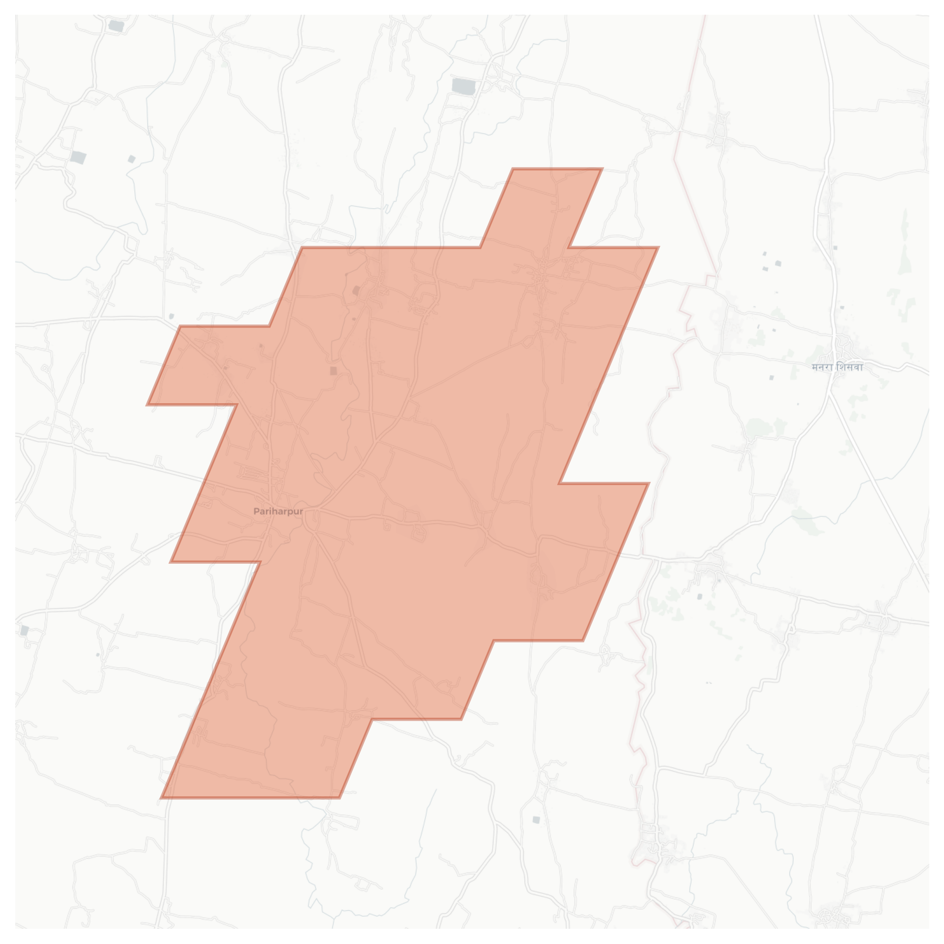 Pariharpur geographic map