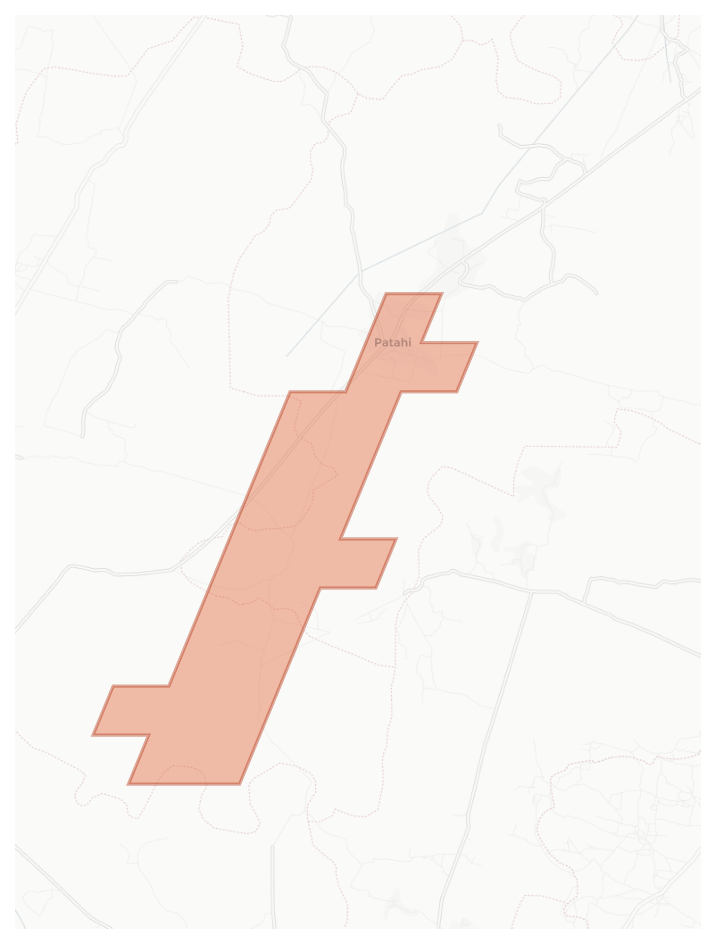 Patahi geographic map