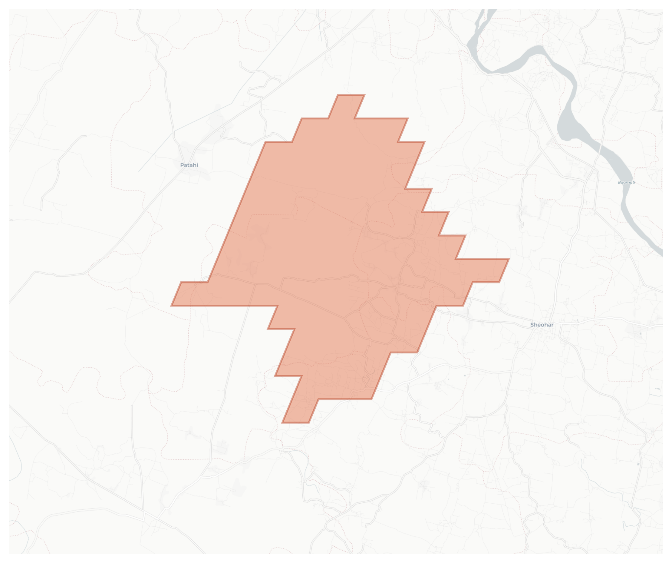 Phenhara geographic map