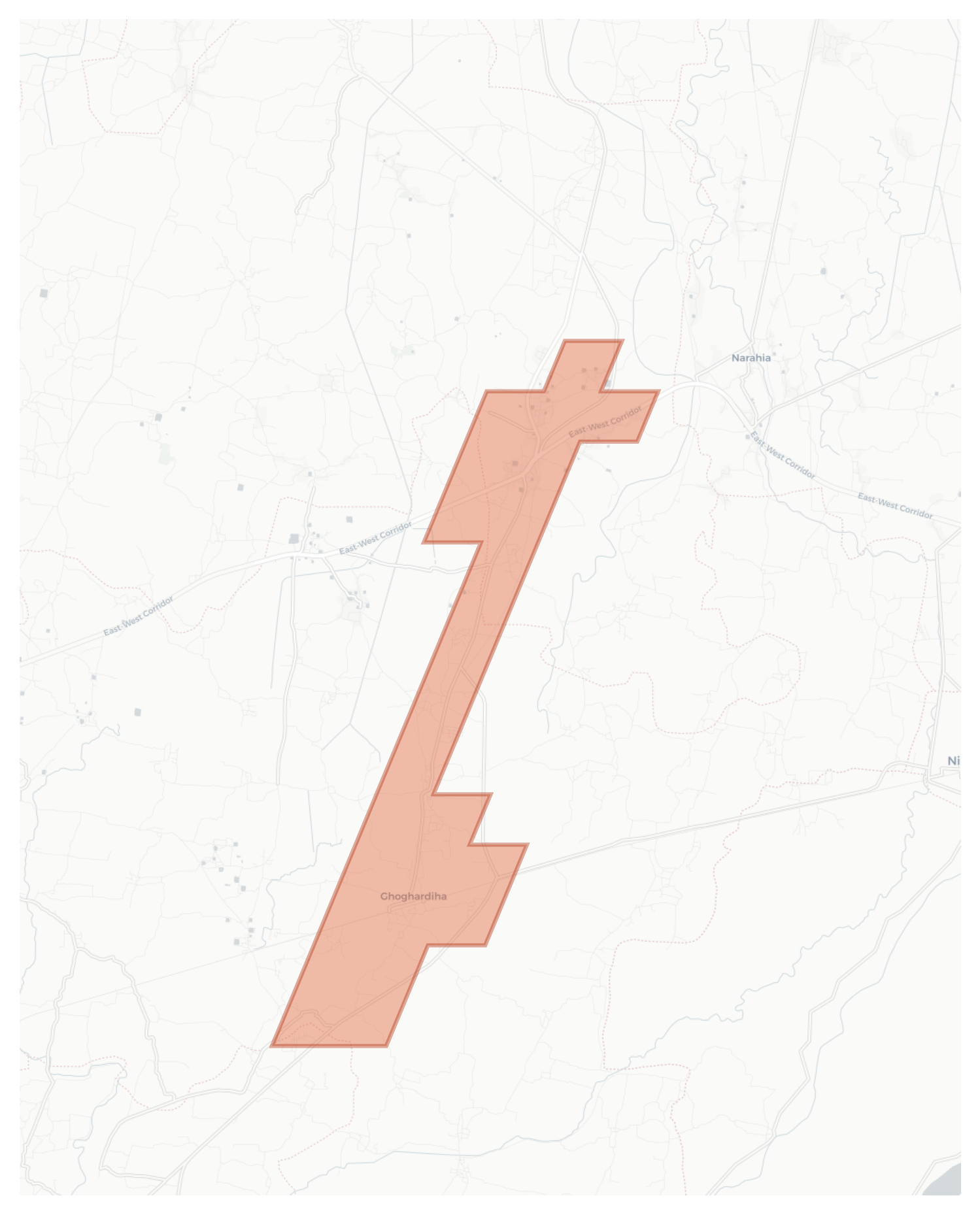 Phulparas geographic map