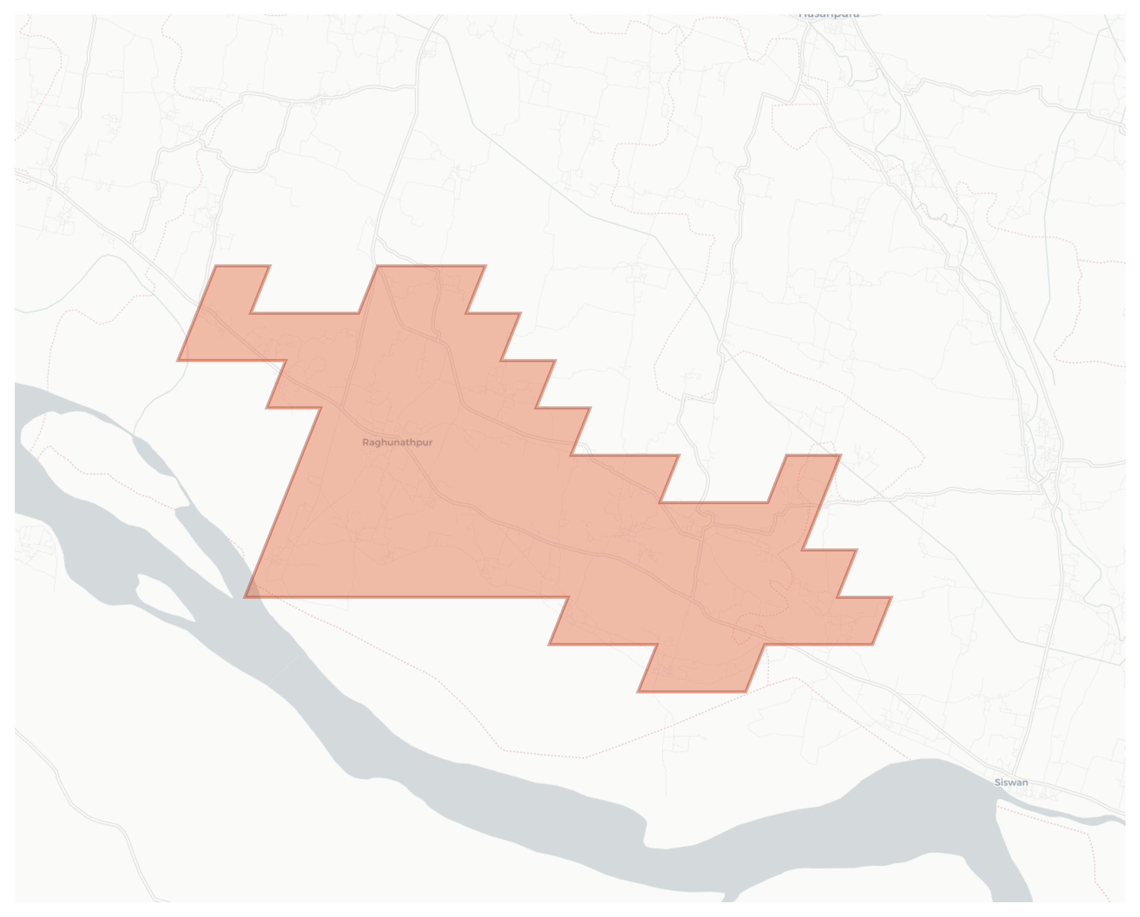 Raghunathpur geographic map