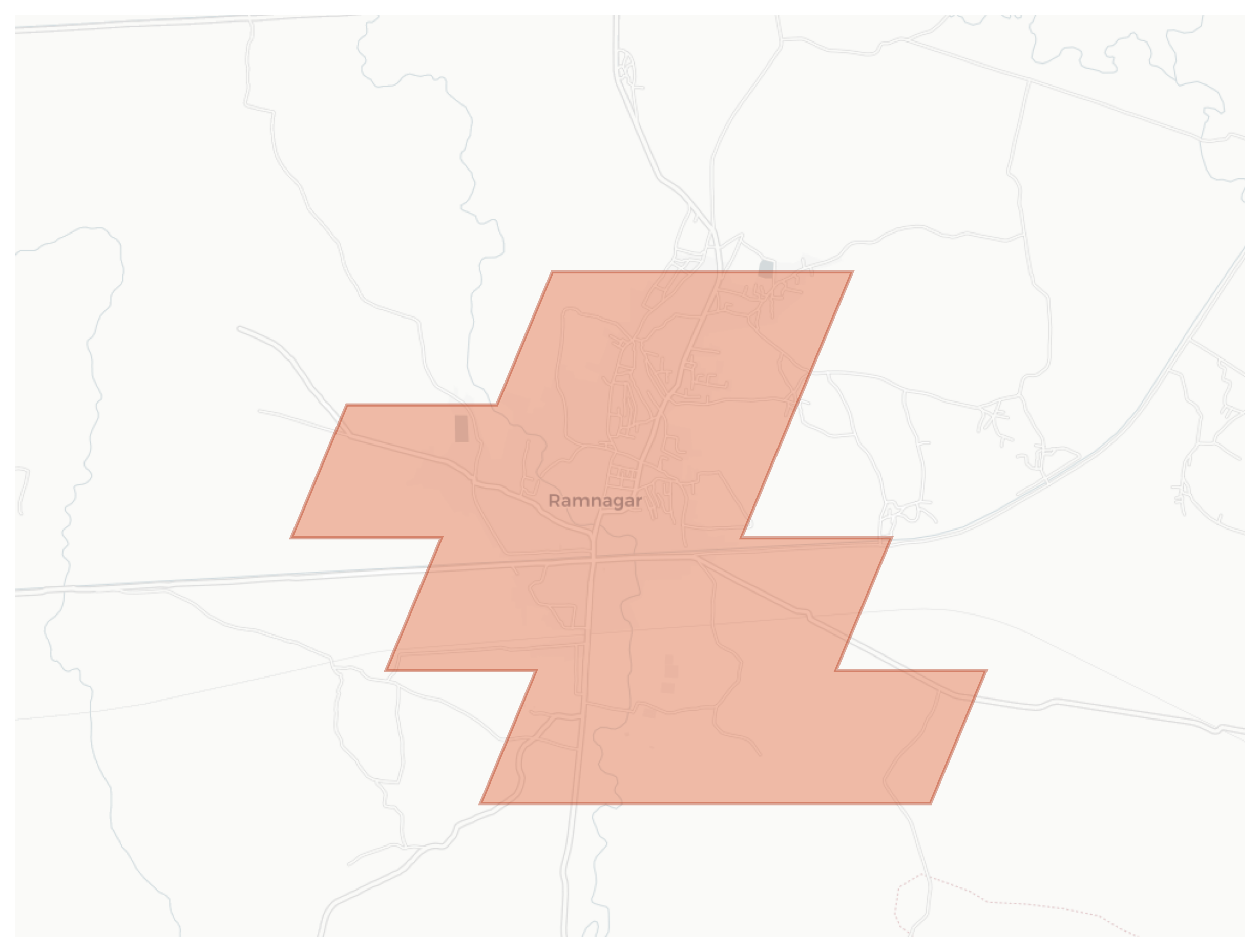 Ramnagar geographic map