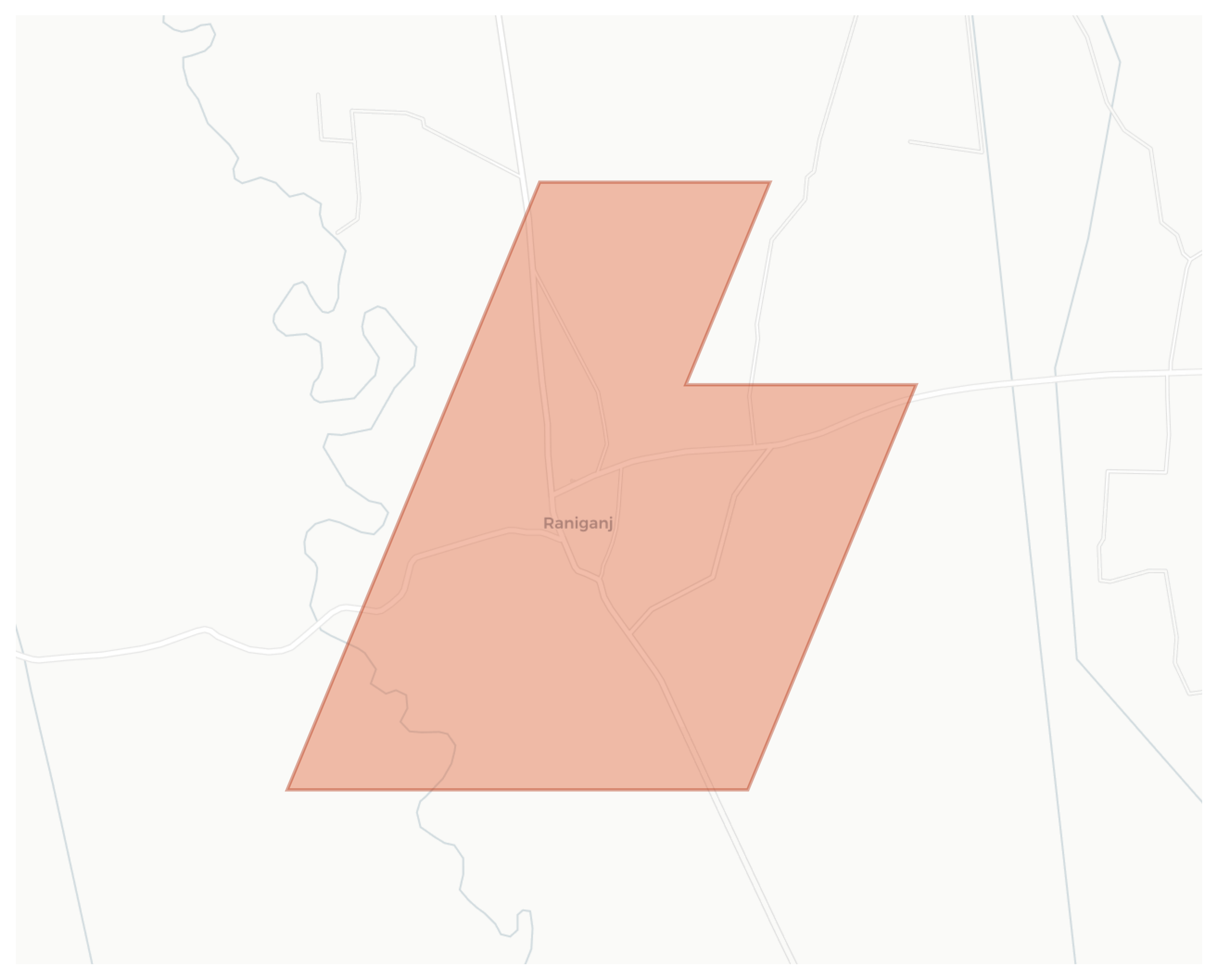 Raniganj geographic map