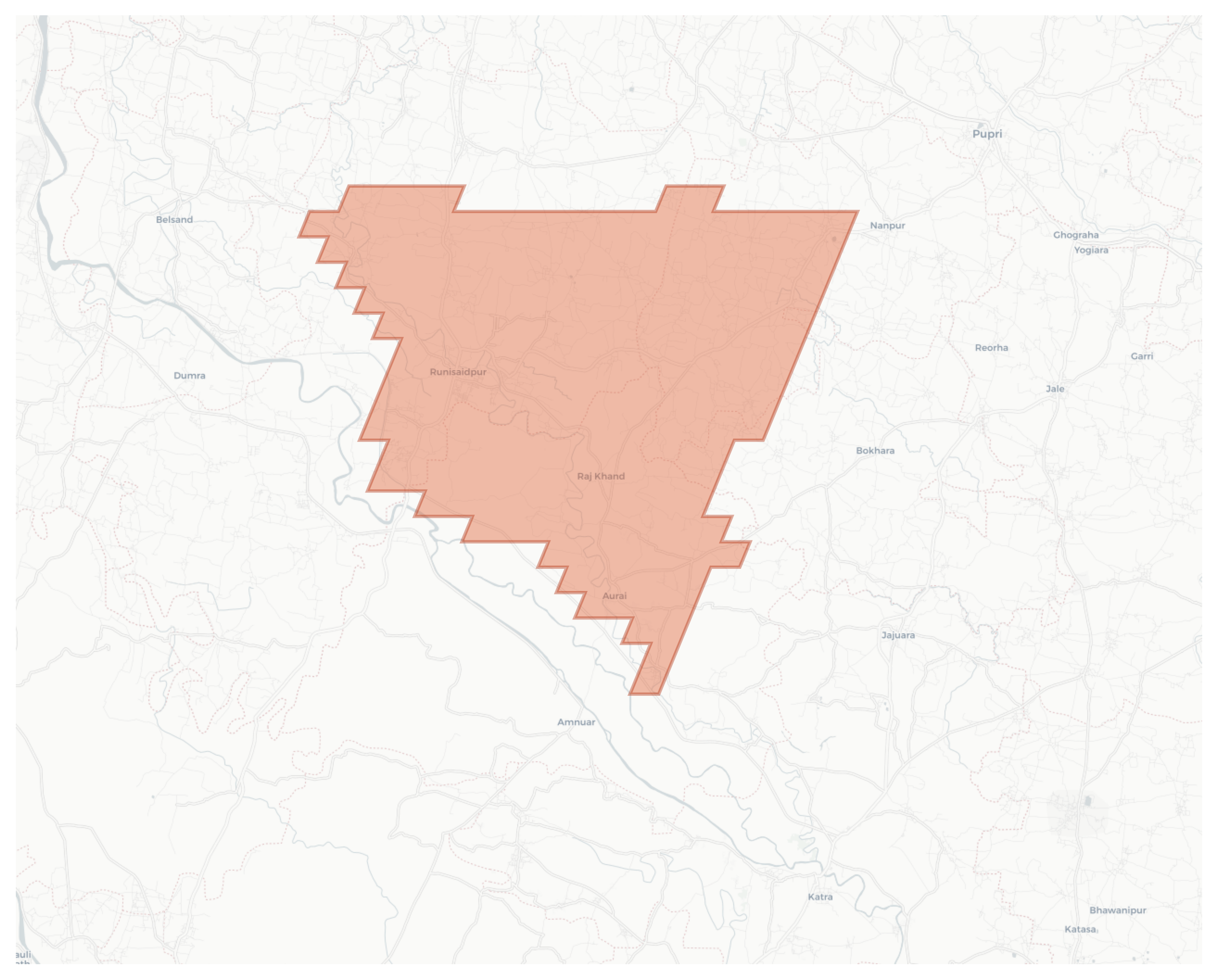 Runisaidpur geographic map