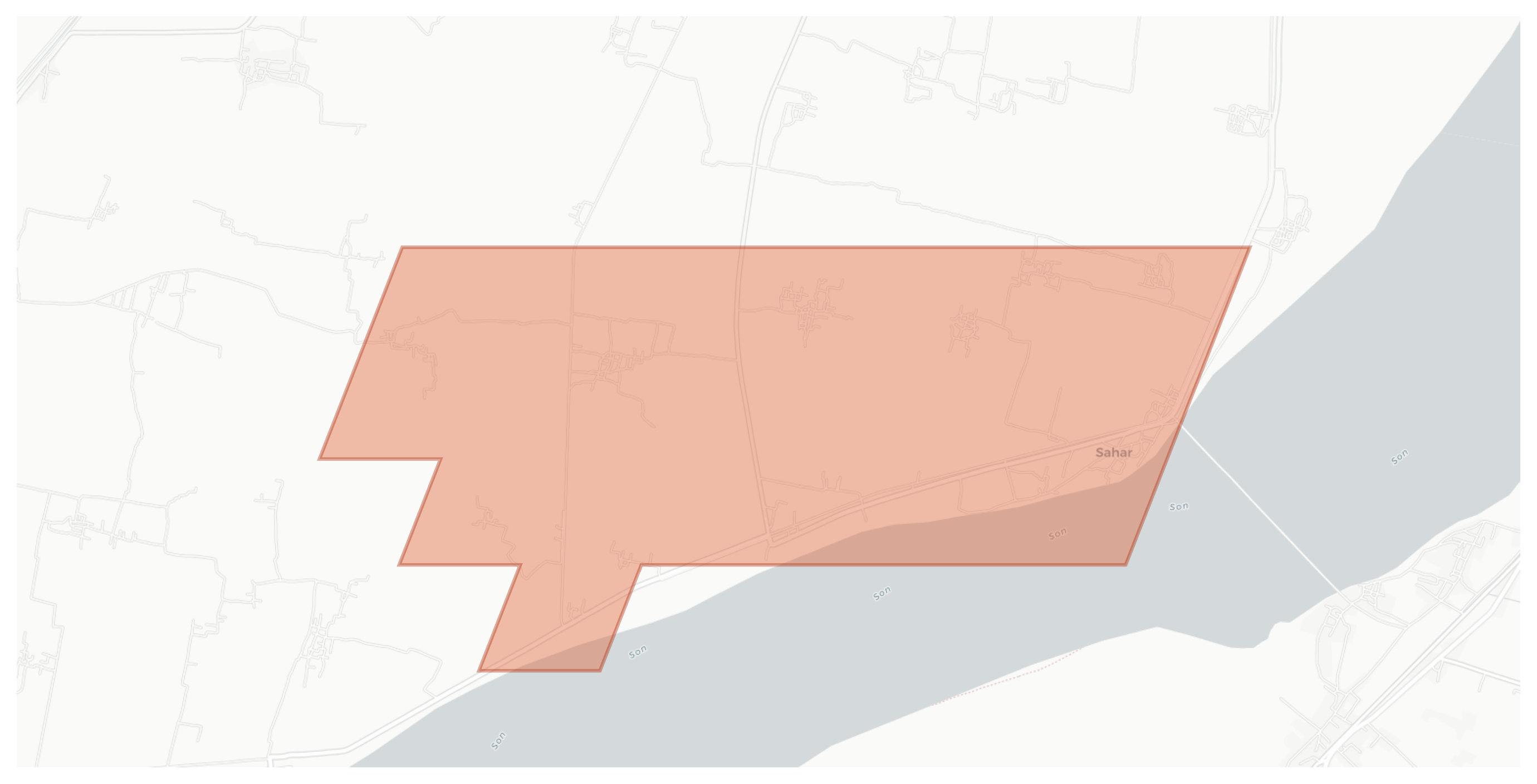 Sahar geographic map