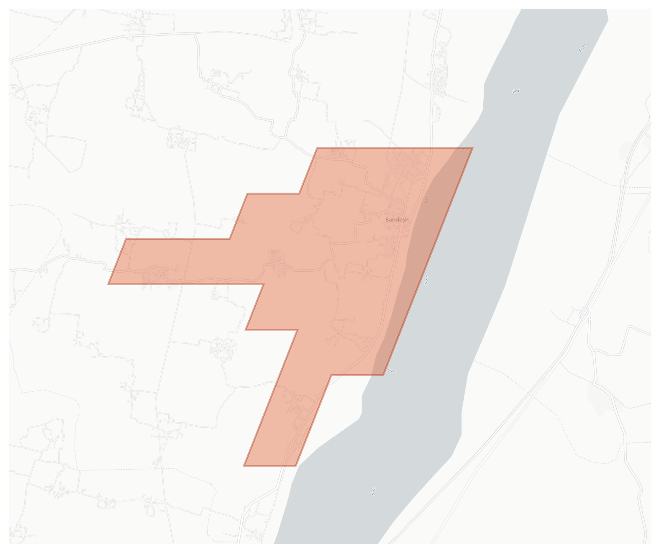 Sandesh geographic map