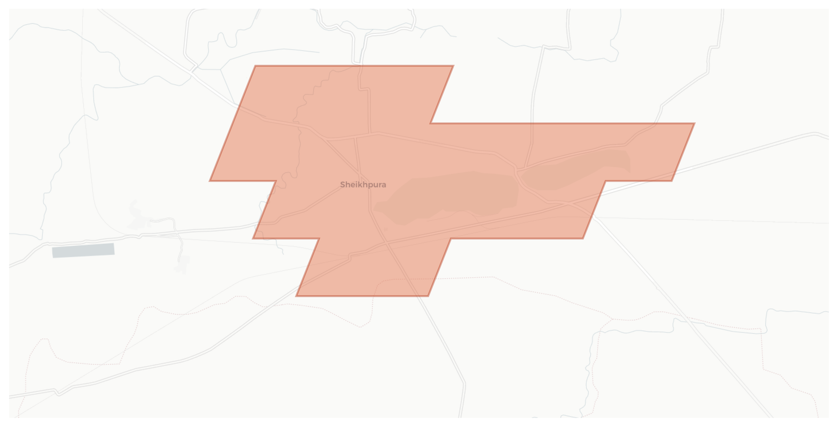 Sheikhpura geographic map