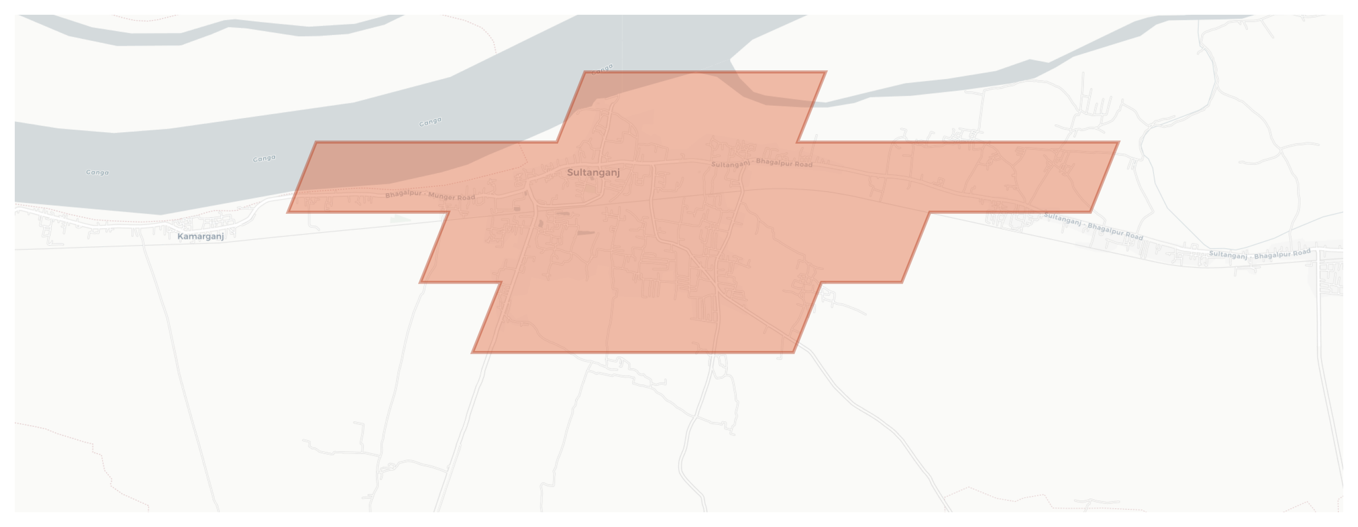 Sultanganj geographic map
