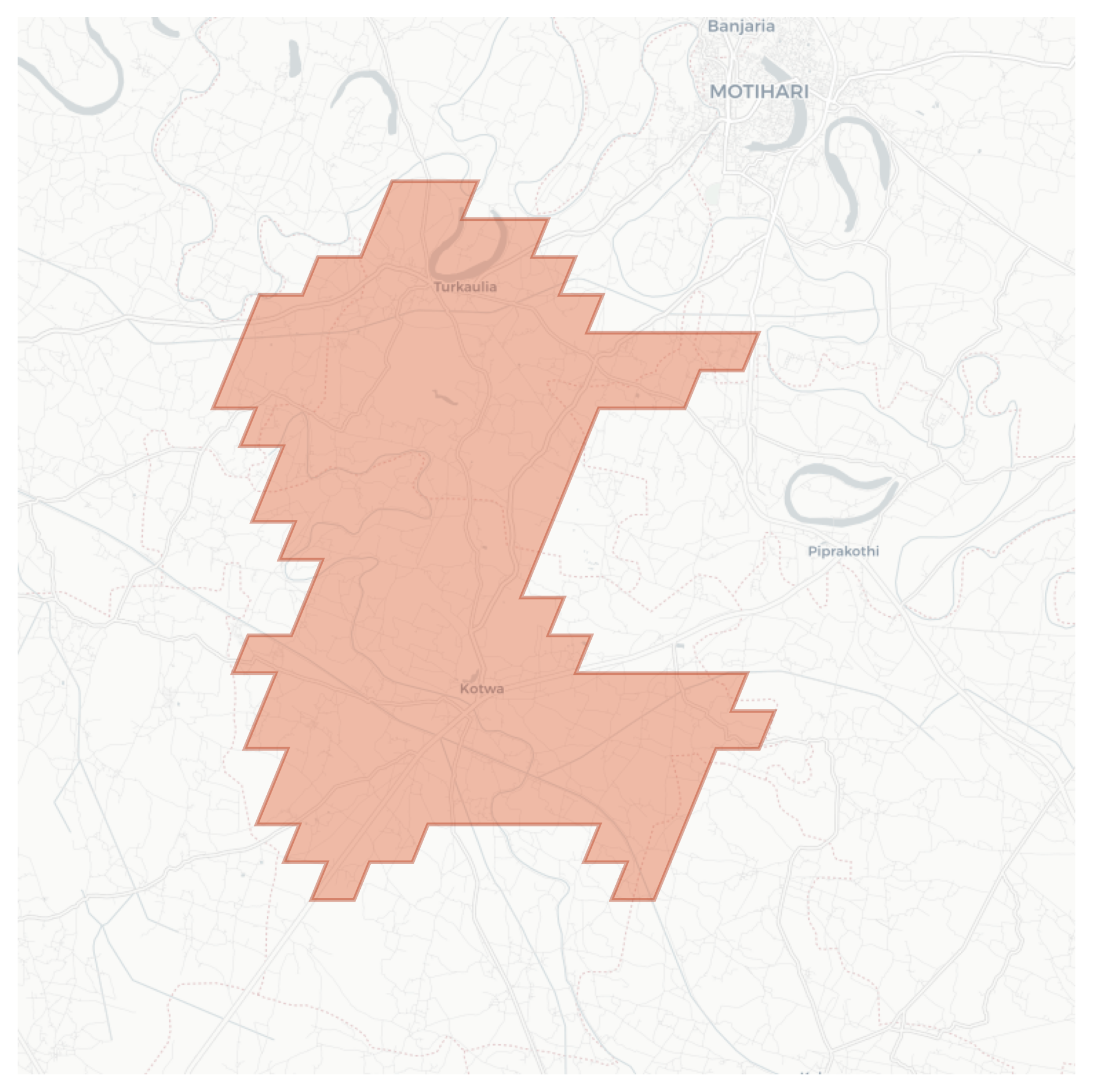 Turkaulia geographic map