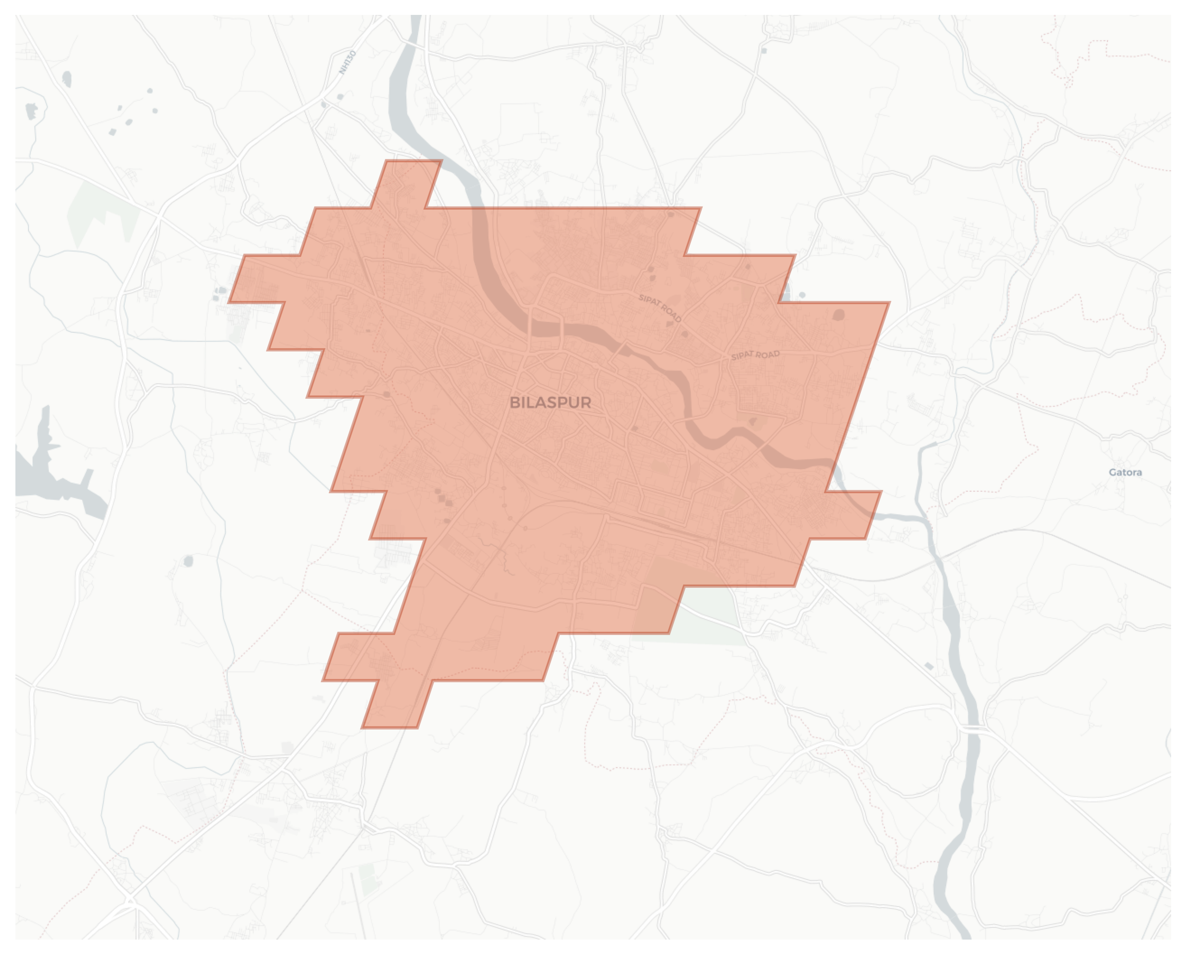 Bilaspur geographic map