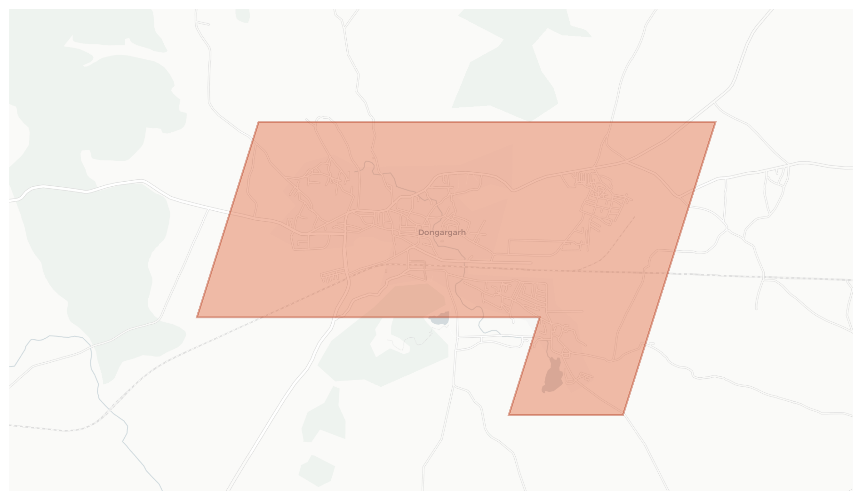 Dongargarh geographic map