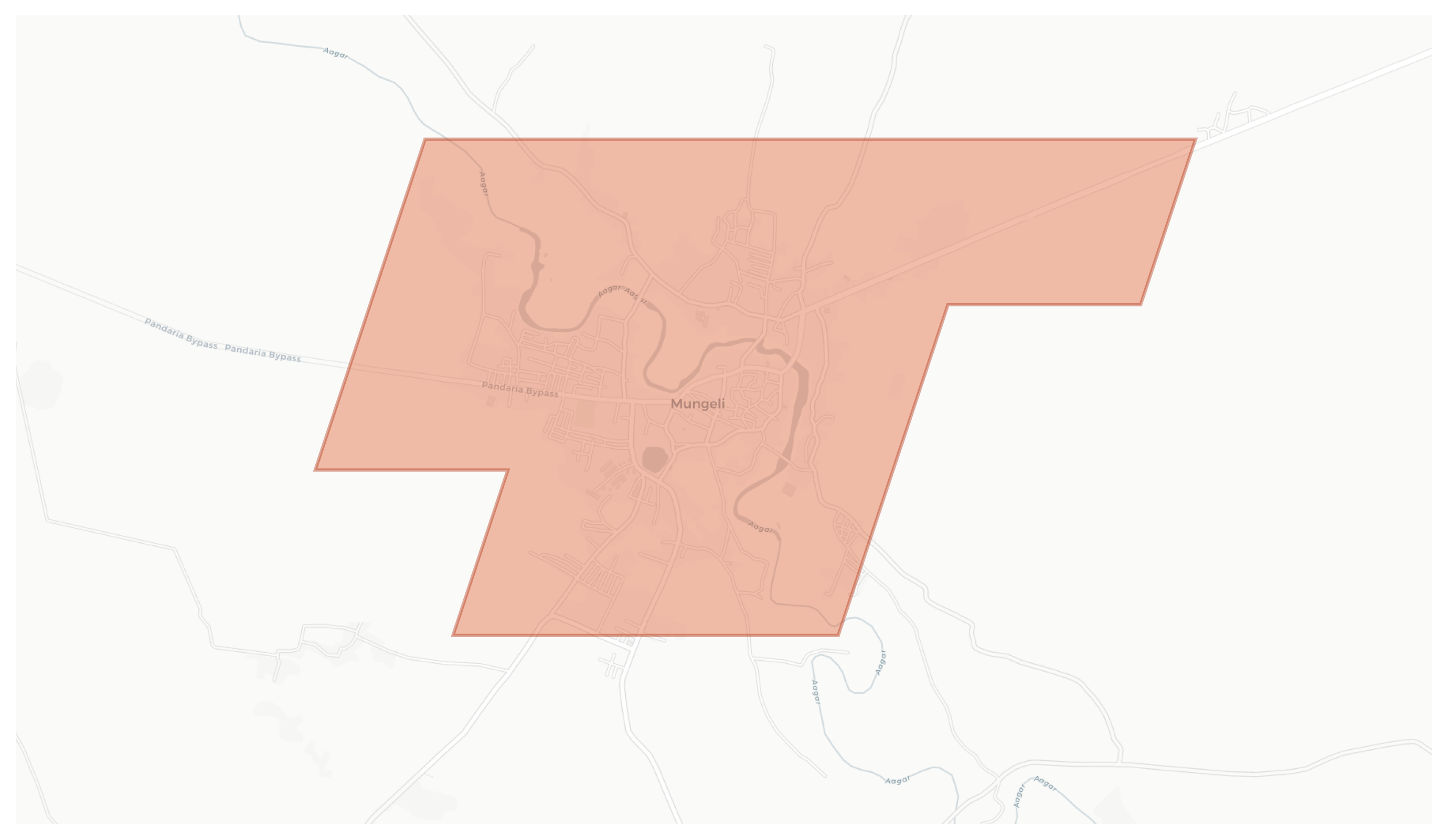 Mungeli geographic map