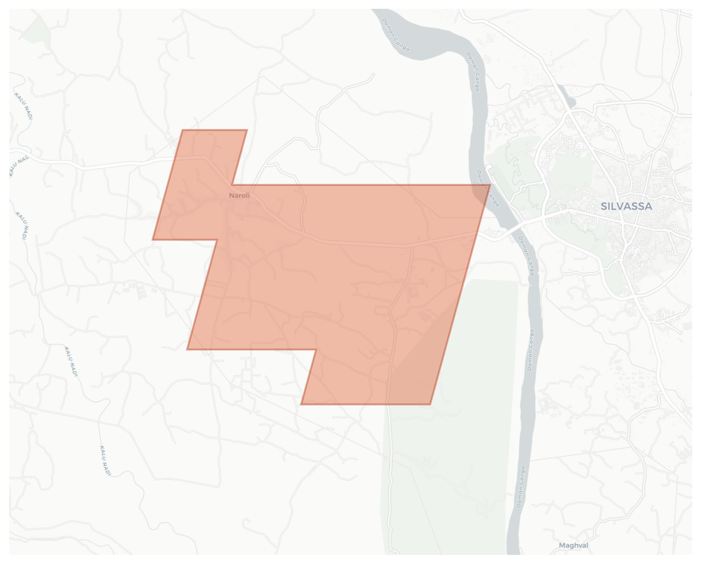 Kharadpada geographic map