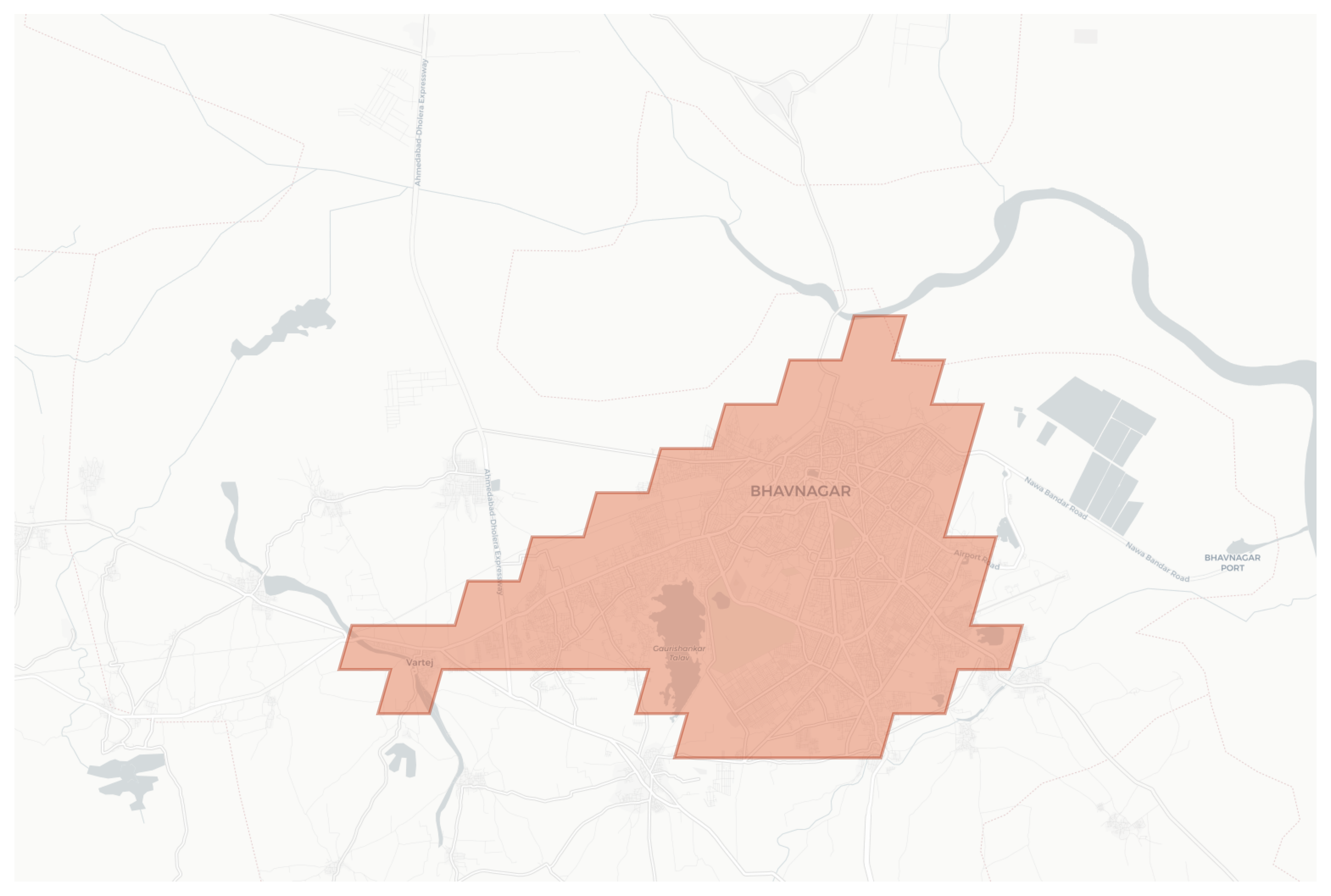 Bhavnagar geographic map