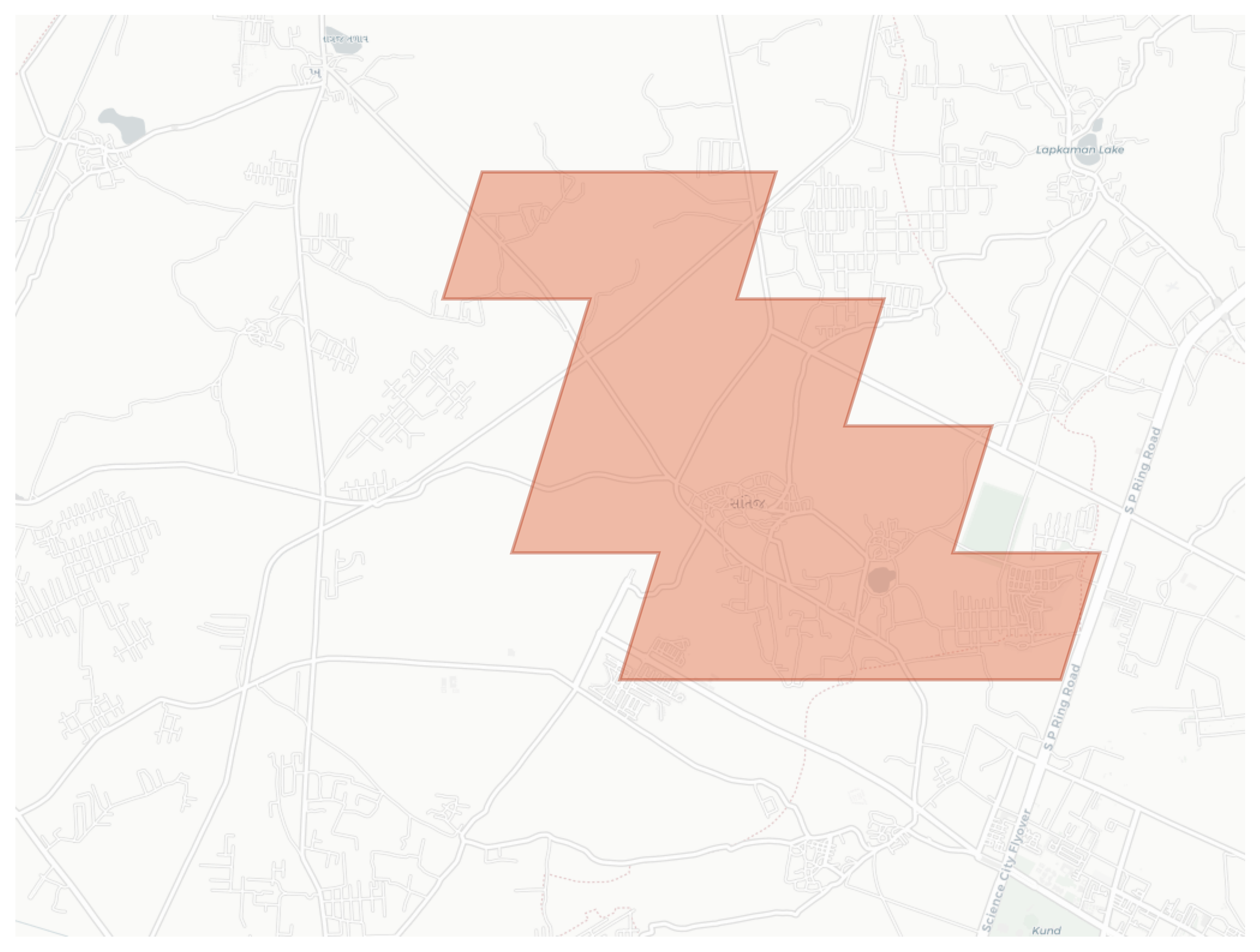 Chharodi geographic map