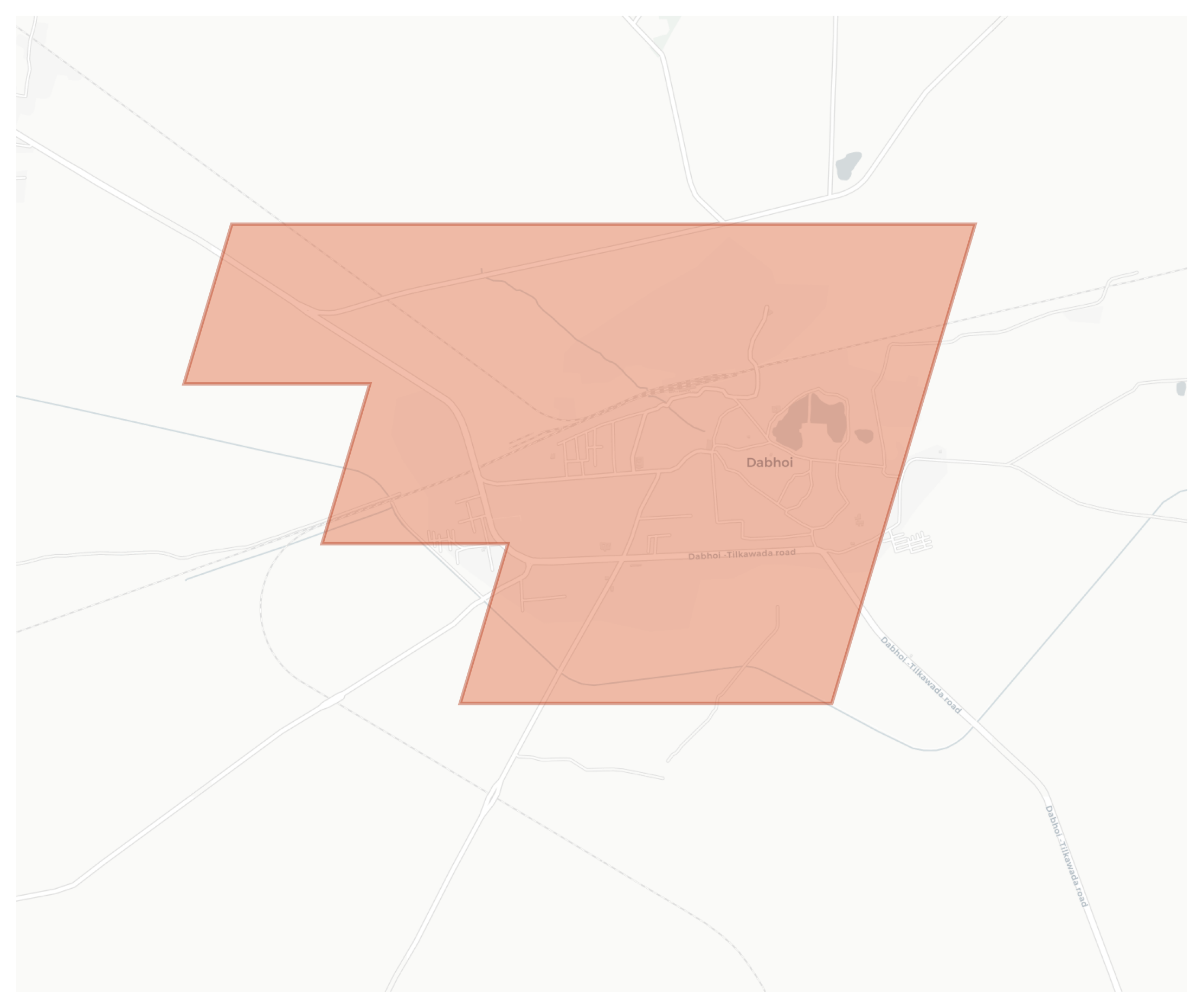Dabhoi geographic map