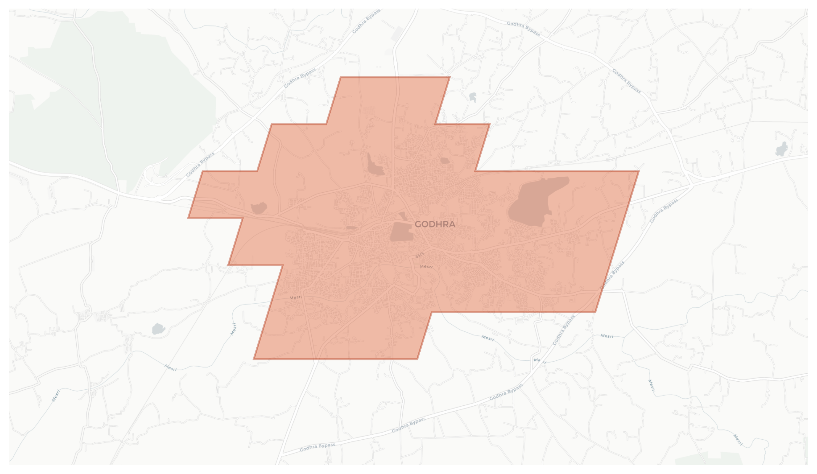 Godhra geographic map