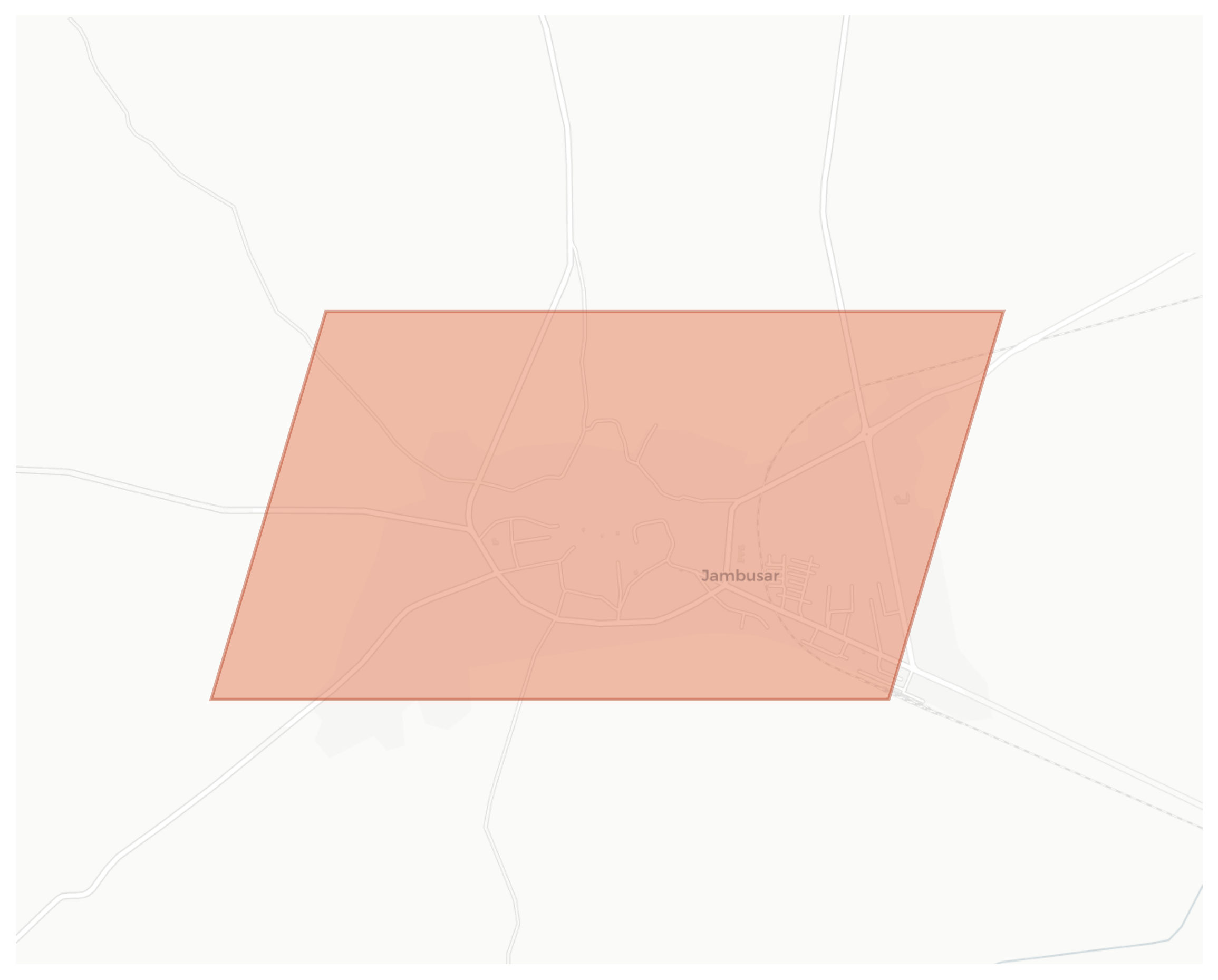 Jambusar geographic map