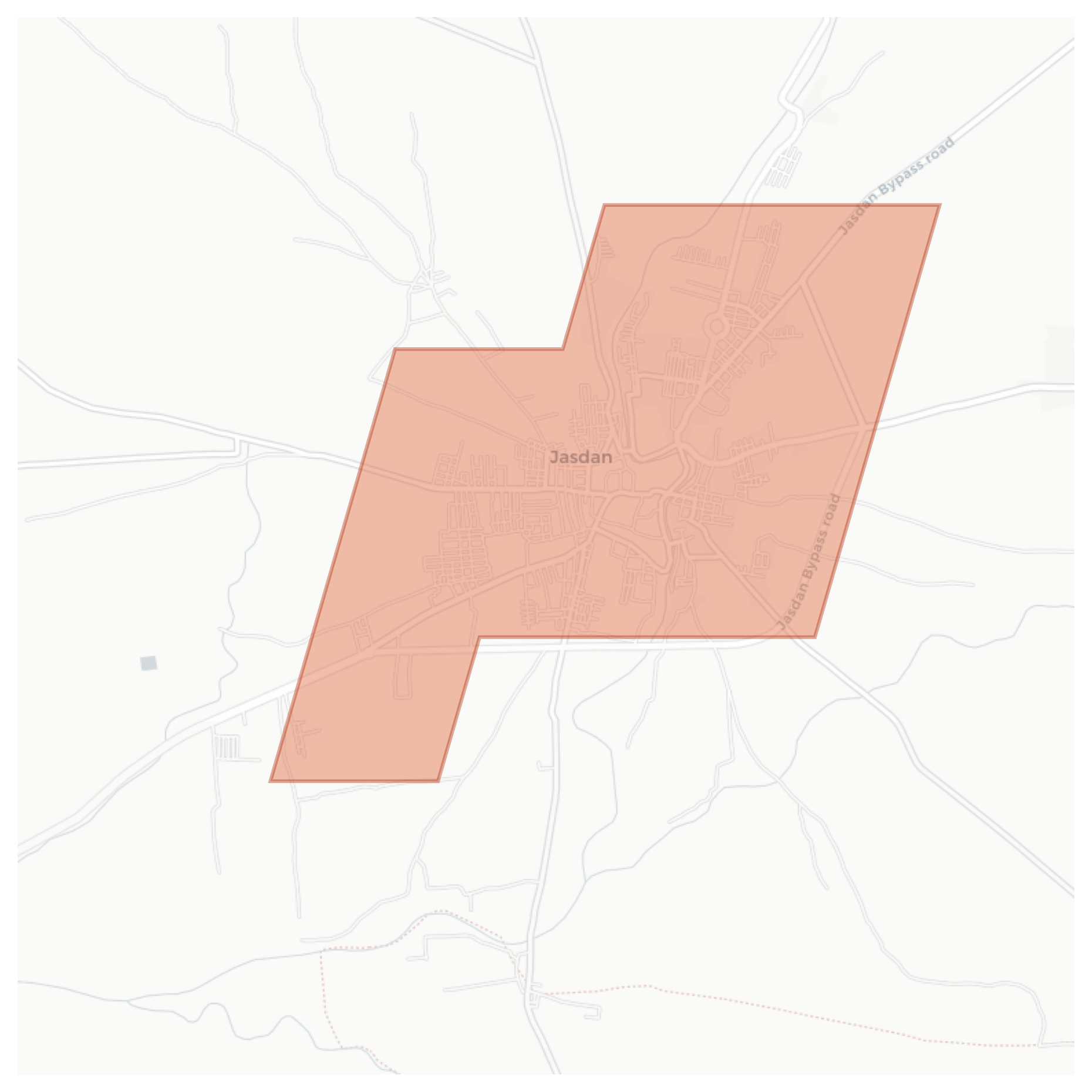 Jasdan geographic map