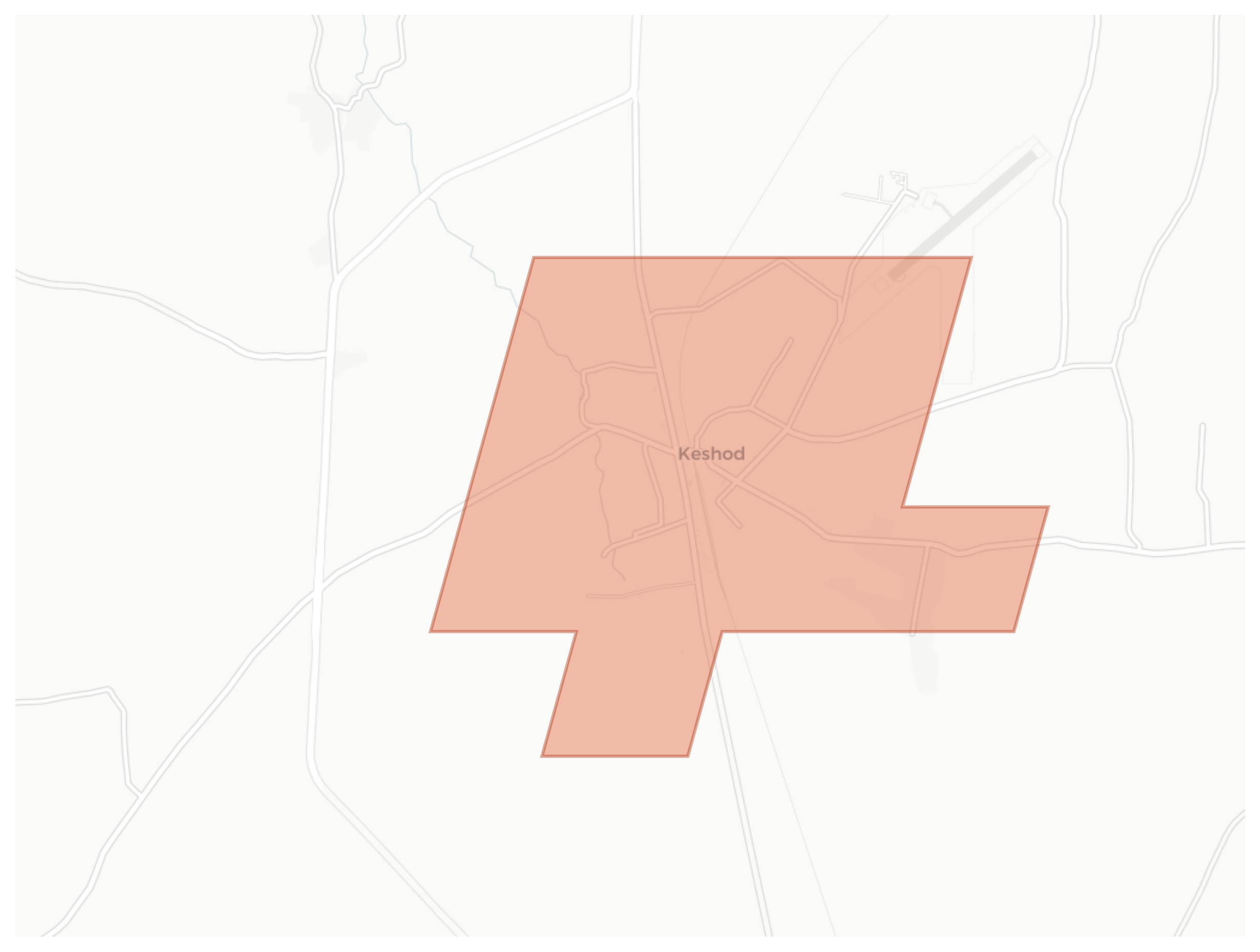 Keshod geographic map