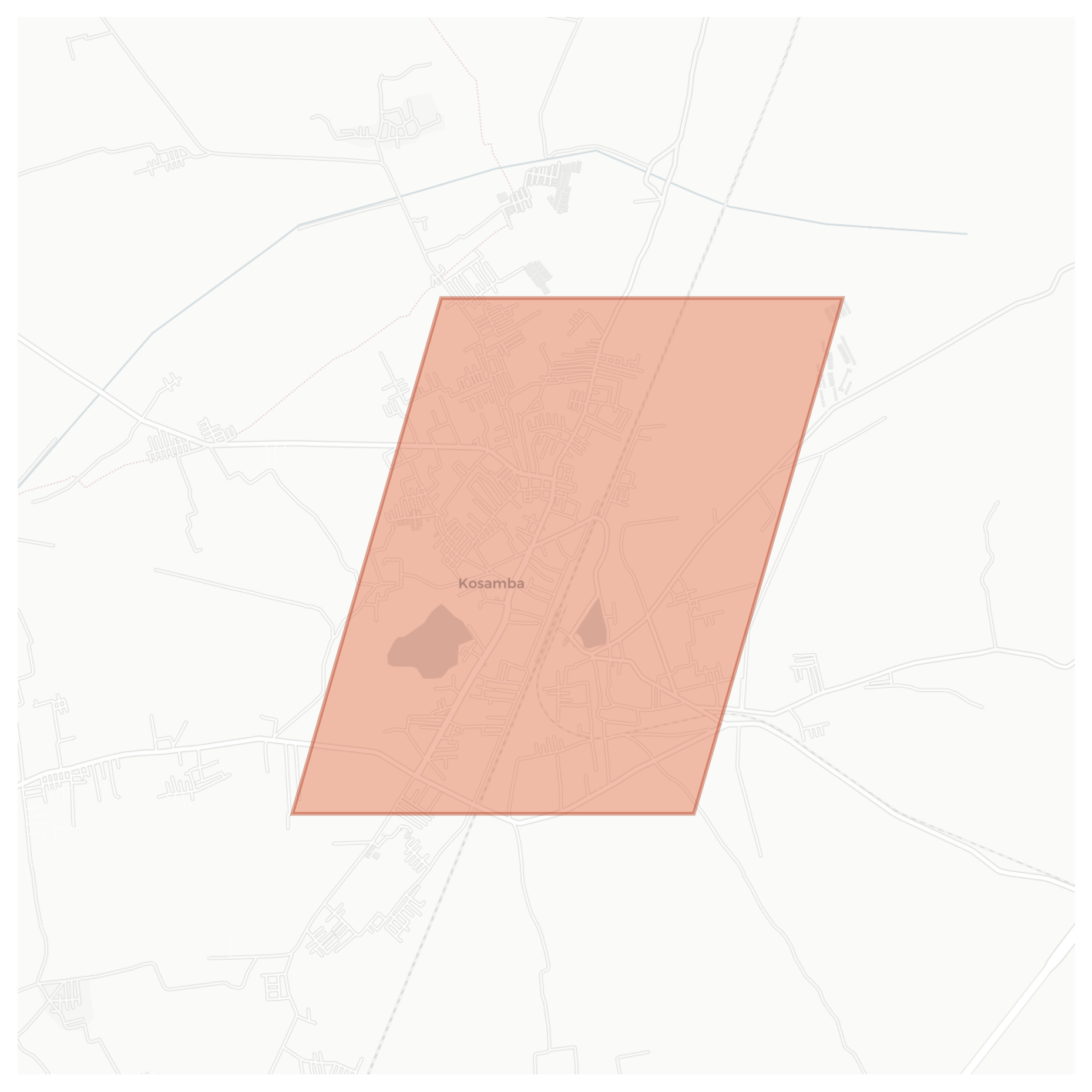 Kosamba geographic map