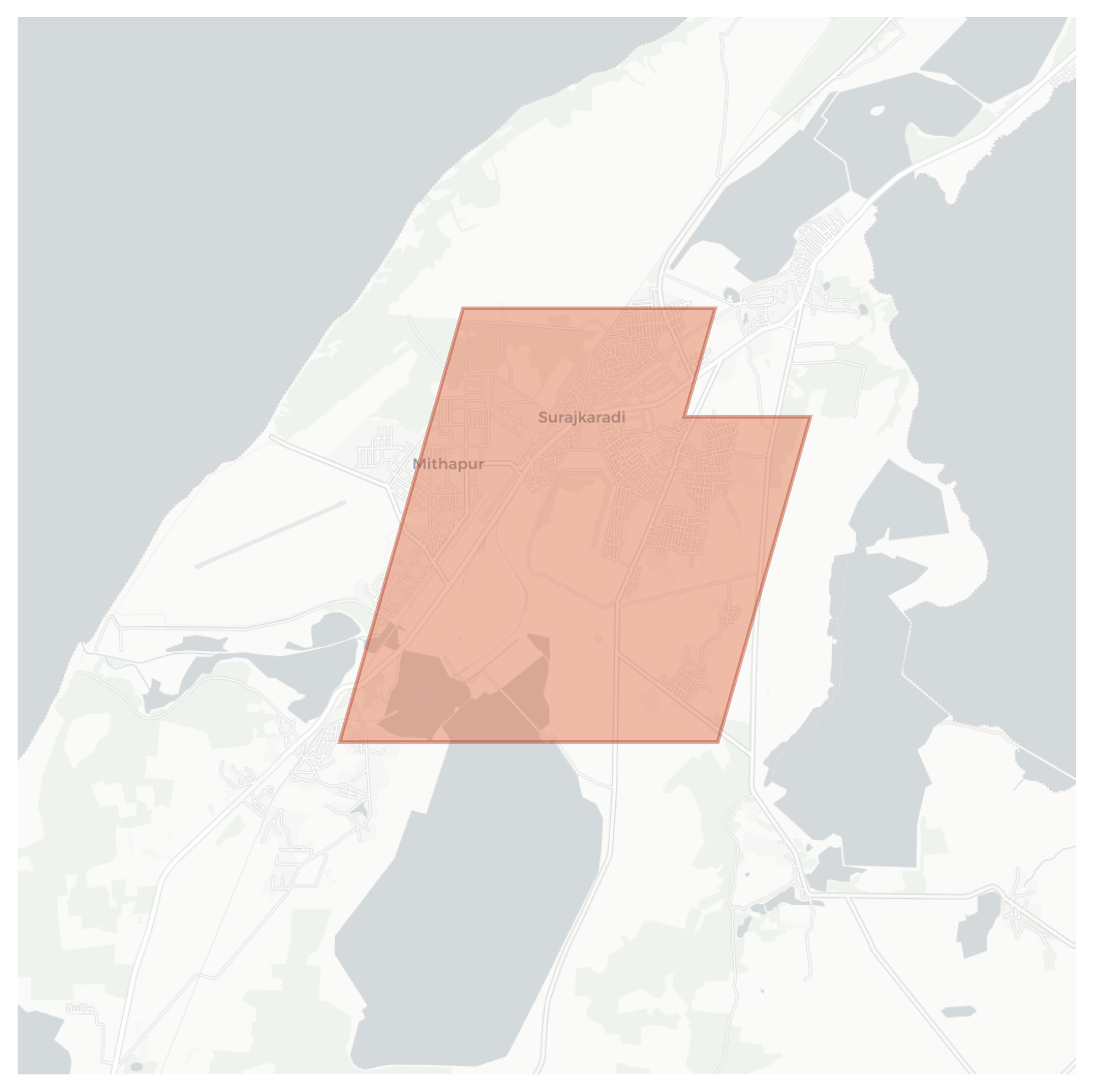 Mithapur geographic map