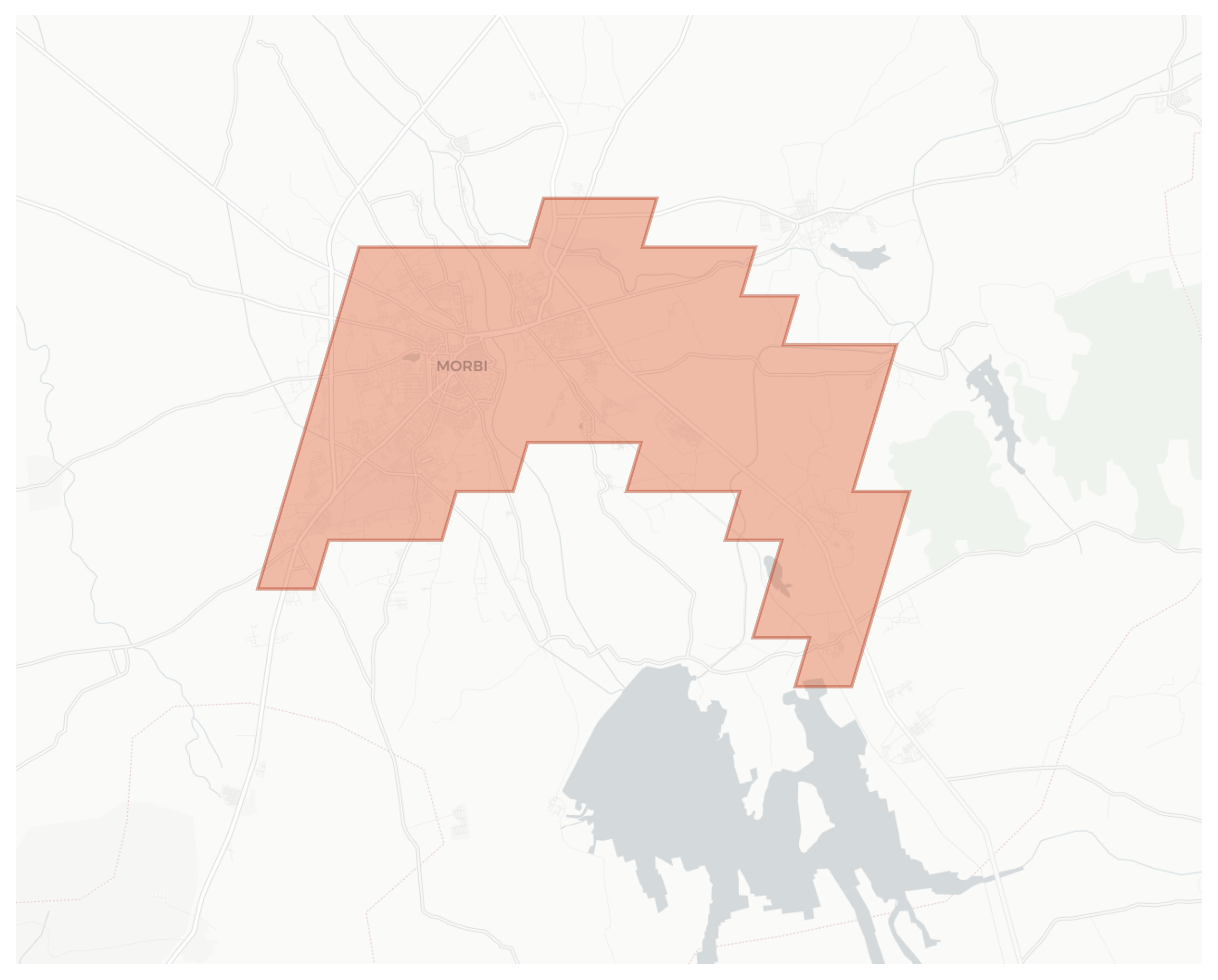 Morbi geographic map