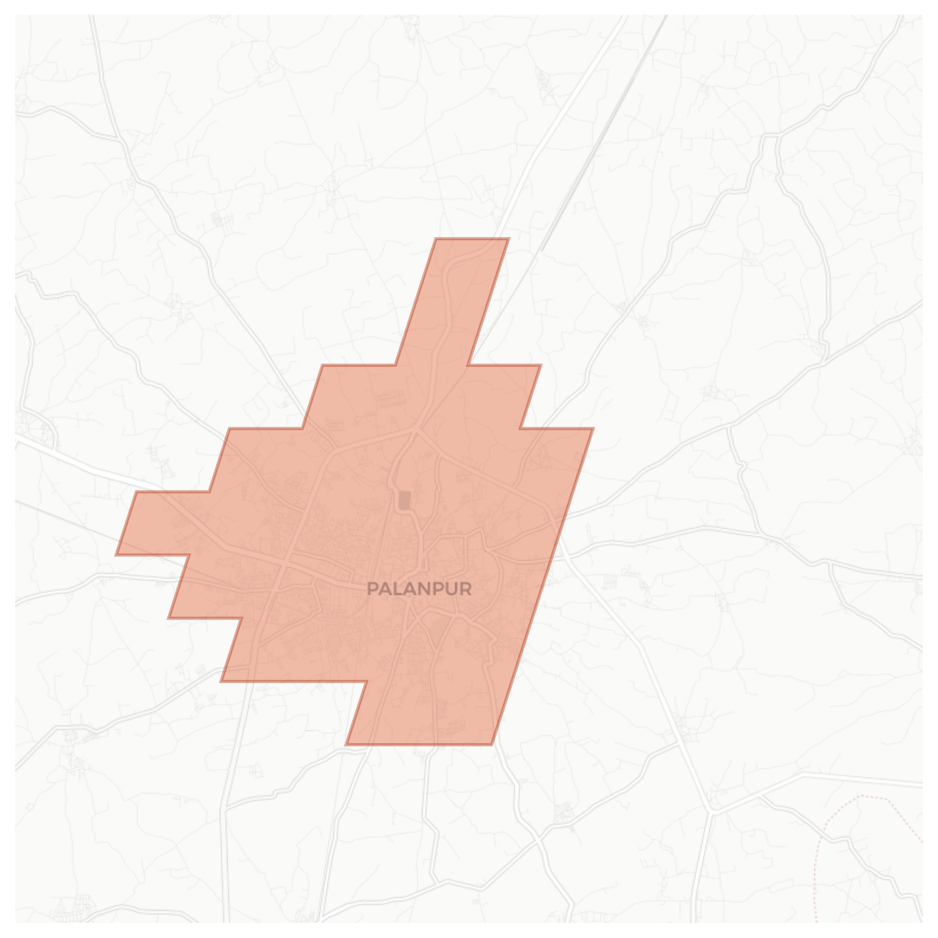 Palanpur geographic map