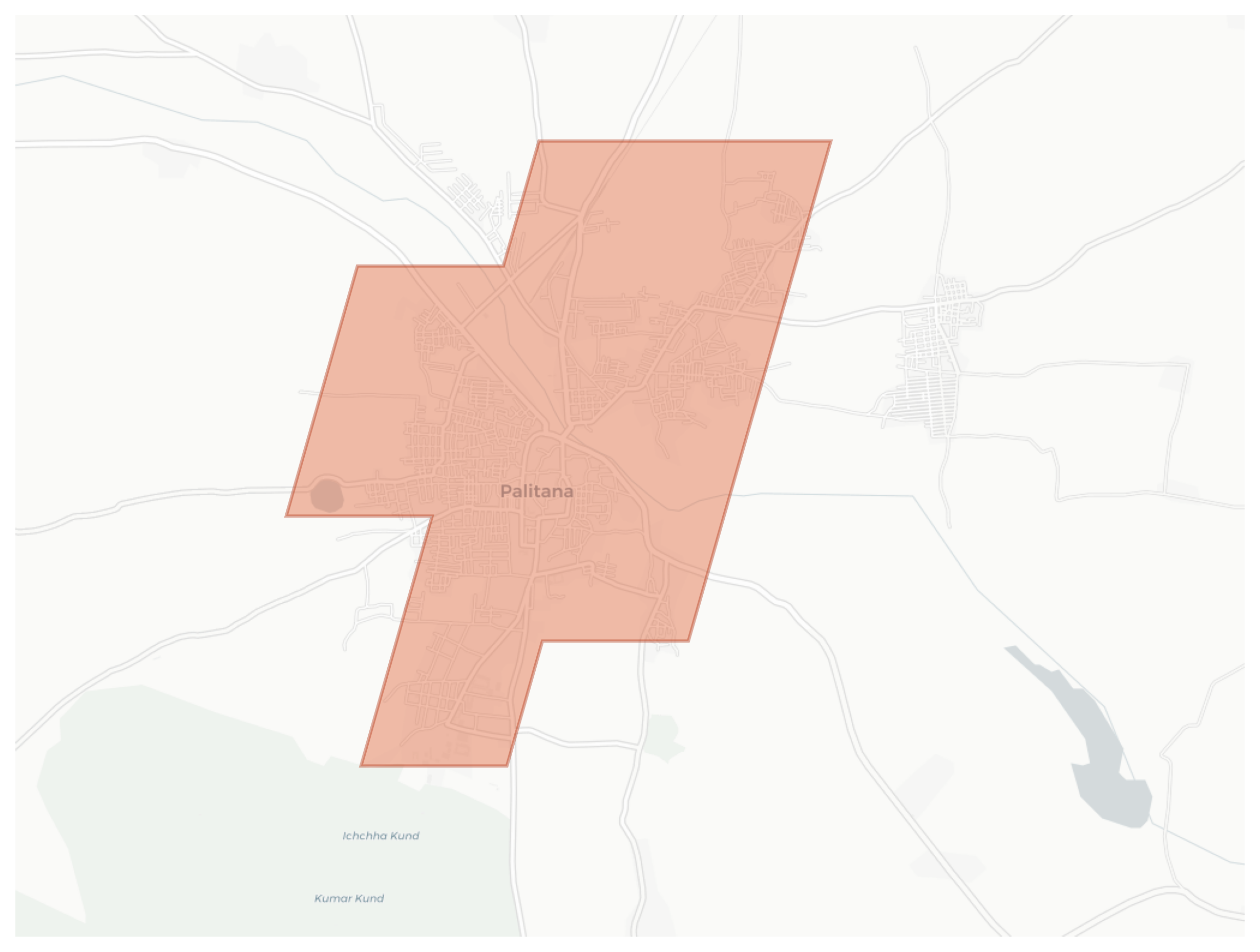 Palitana geographic map