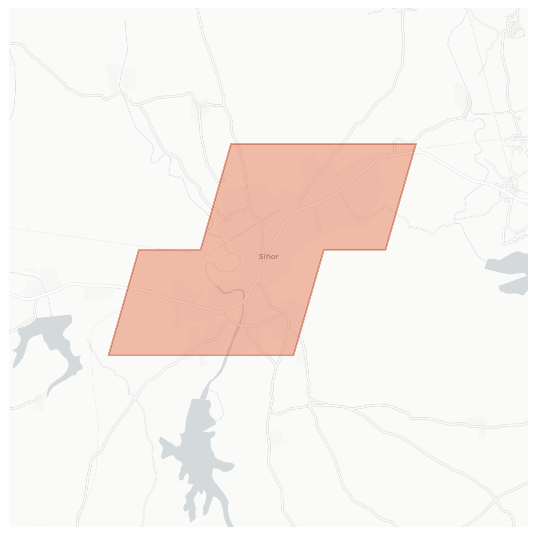 Sihor geographic map